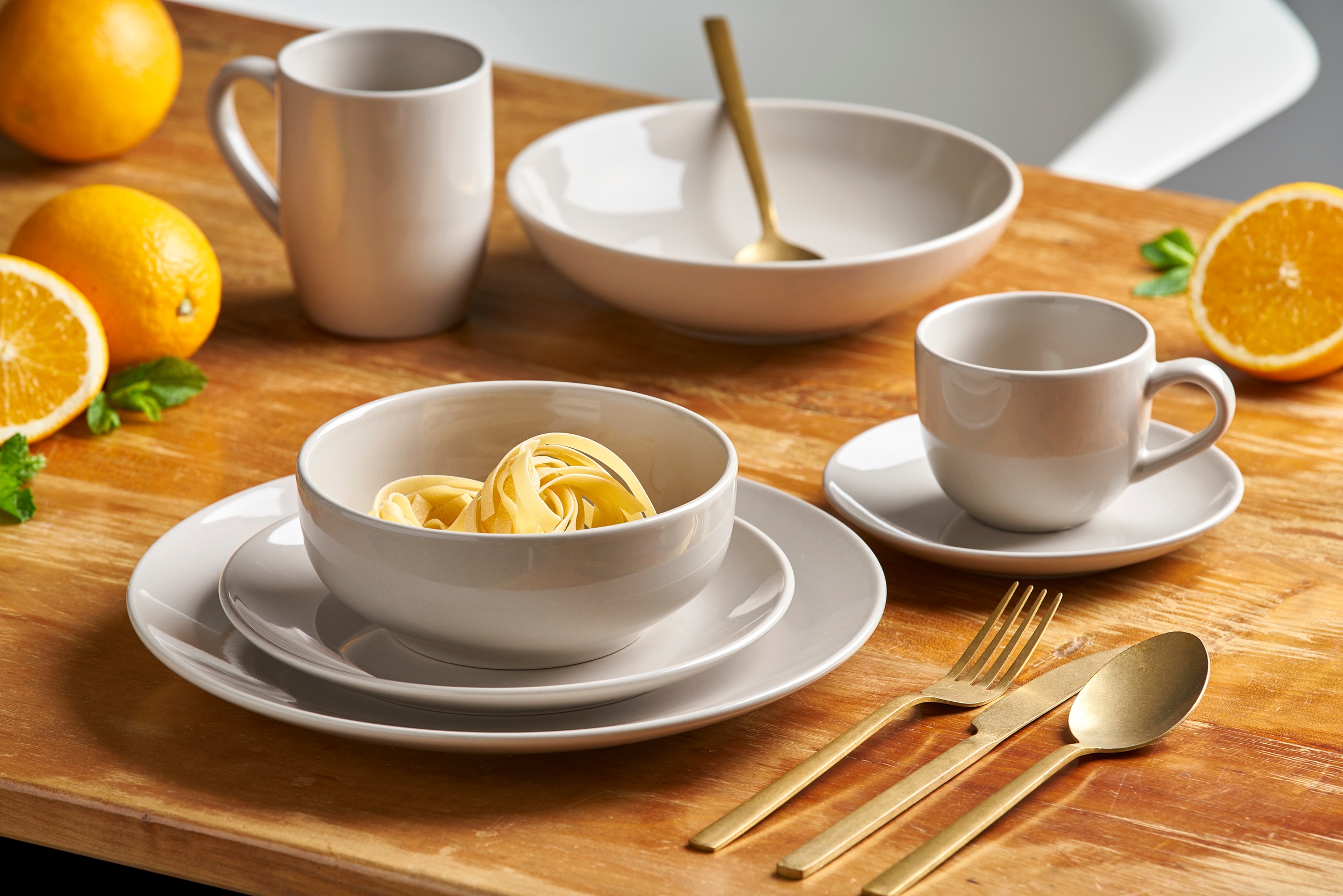 van Well Dessertteller »Malmö, Teller 20 cm, 6 Stück« Teller Set, Steingut, spülmaschinen-/mikrowellengeeignet