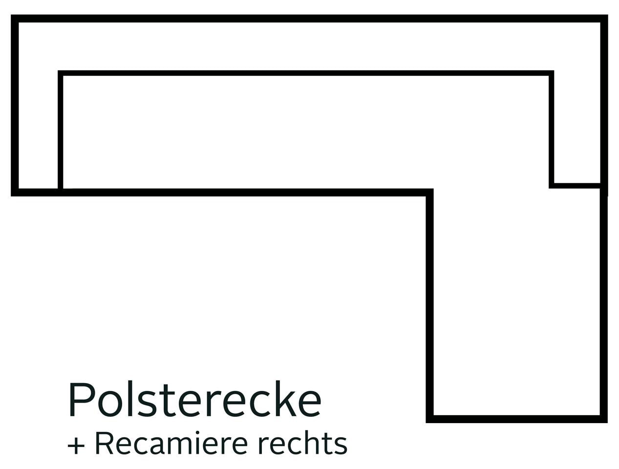 INOSIGN Ecksofa »Ancona incl. Kopfteilverstellung, OTTOs Choice, Breite 319cm, L-Form«, wahlweise motorische Sitztiefenverstellung, auch in Cord + Easy Care