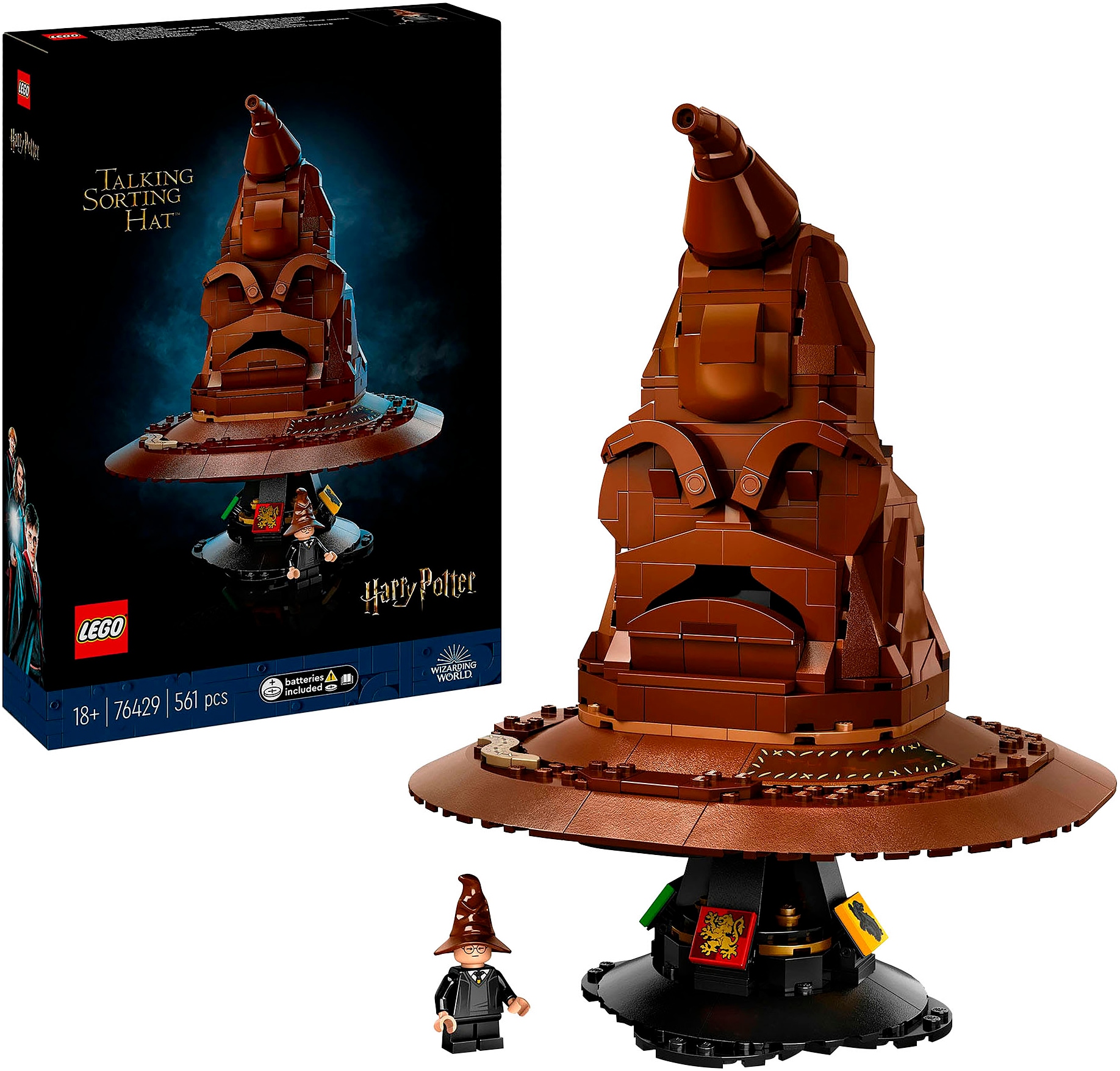 LEGO® Konstruktionsspielsteine »Der Sprechende Hut (76429), LEGO® Harry Potter™«, (561 St.), Made in Europe