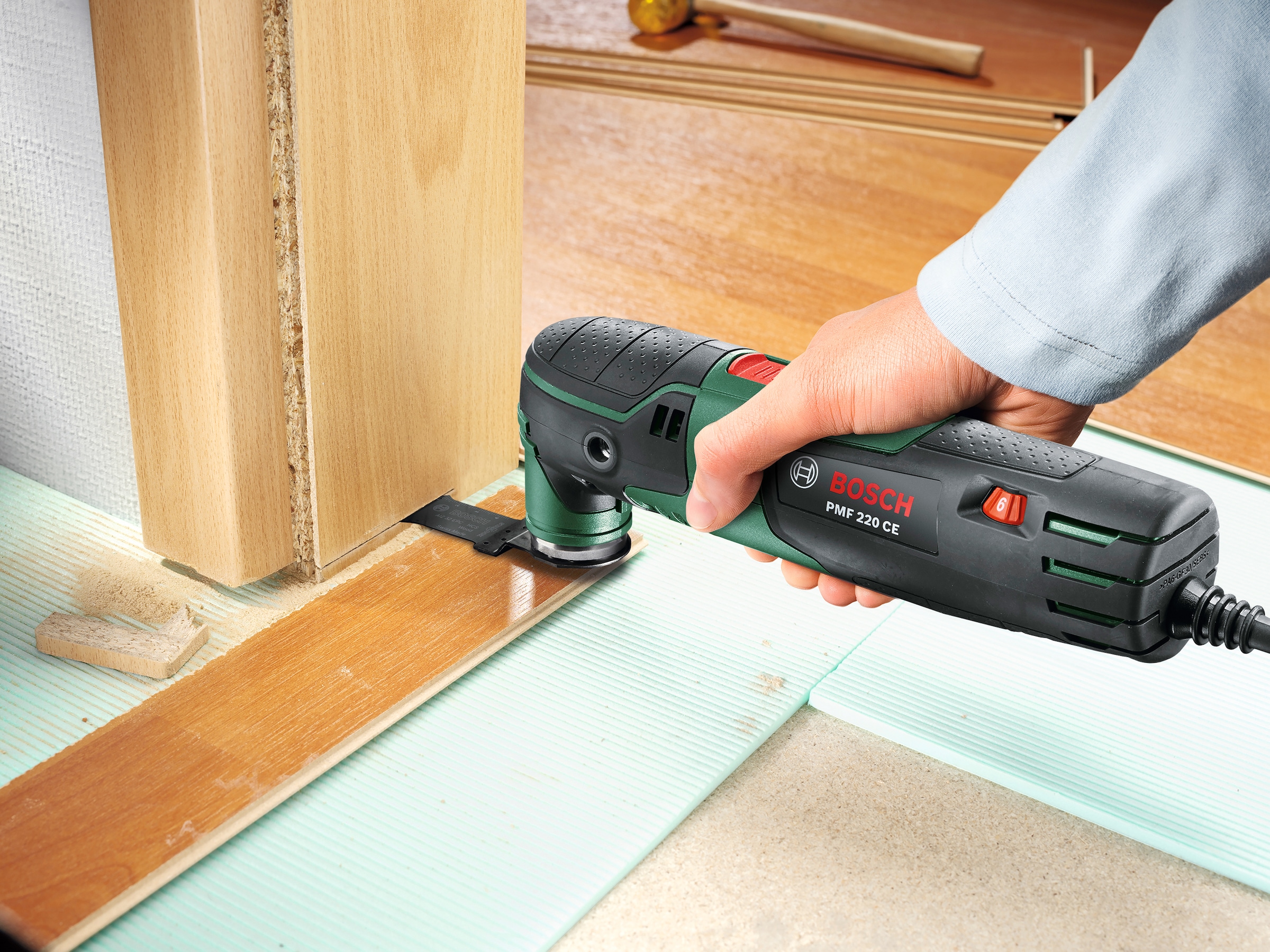 Bosch Home & Garden Elektro-Multifunktionswerkzeug »PMF 220 CE«, (Set), 220 W