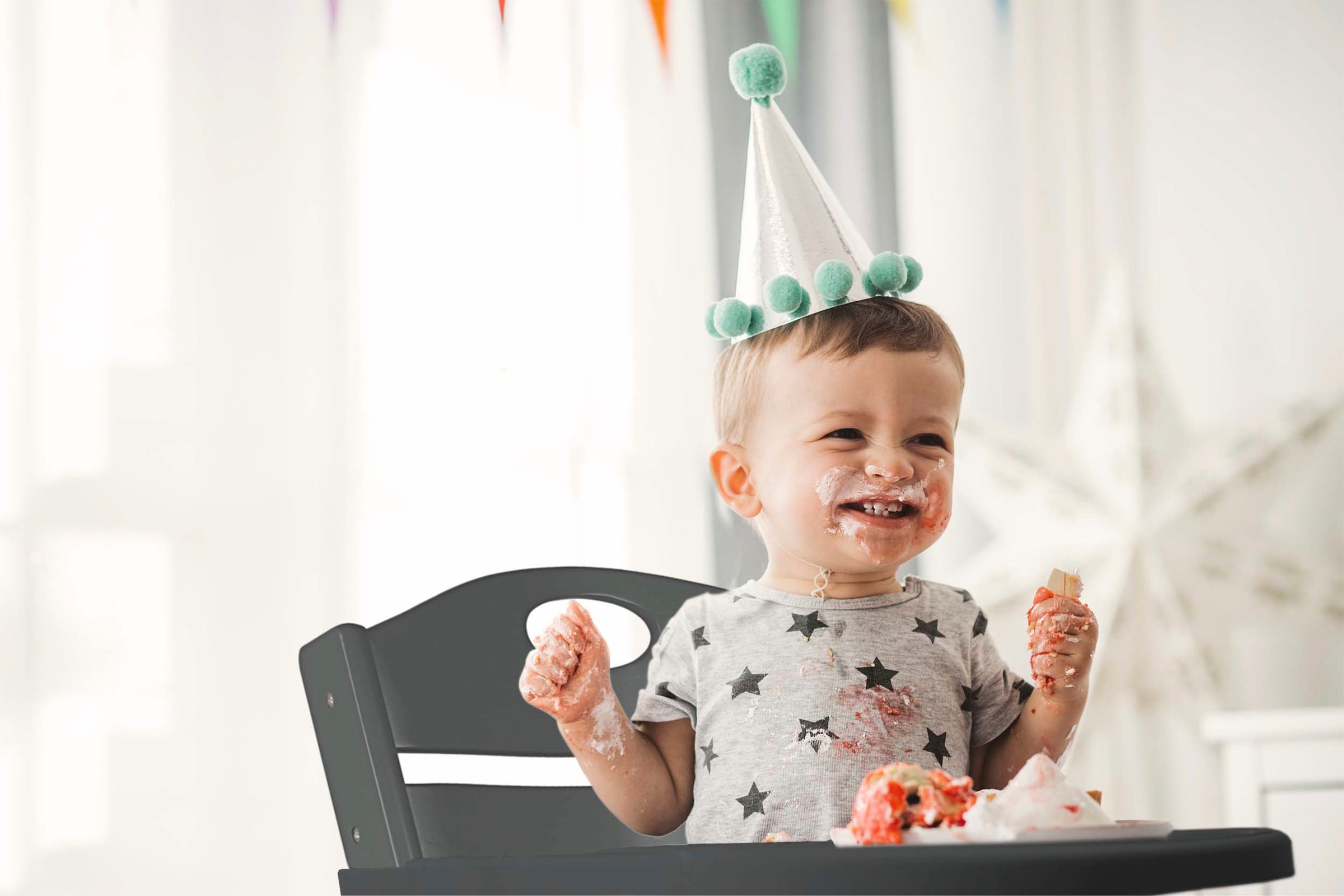 BabyGo Hochstuhl »Newborn Set Family 2in1«