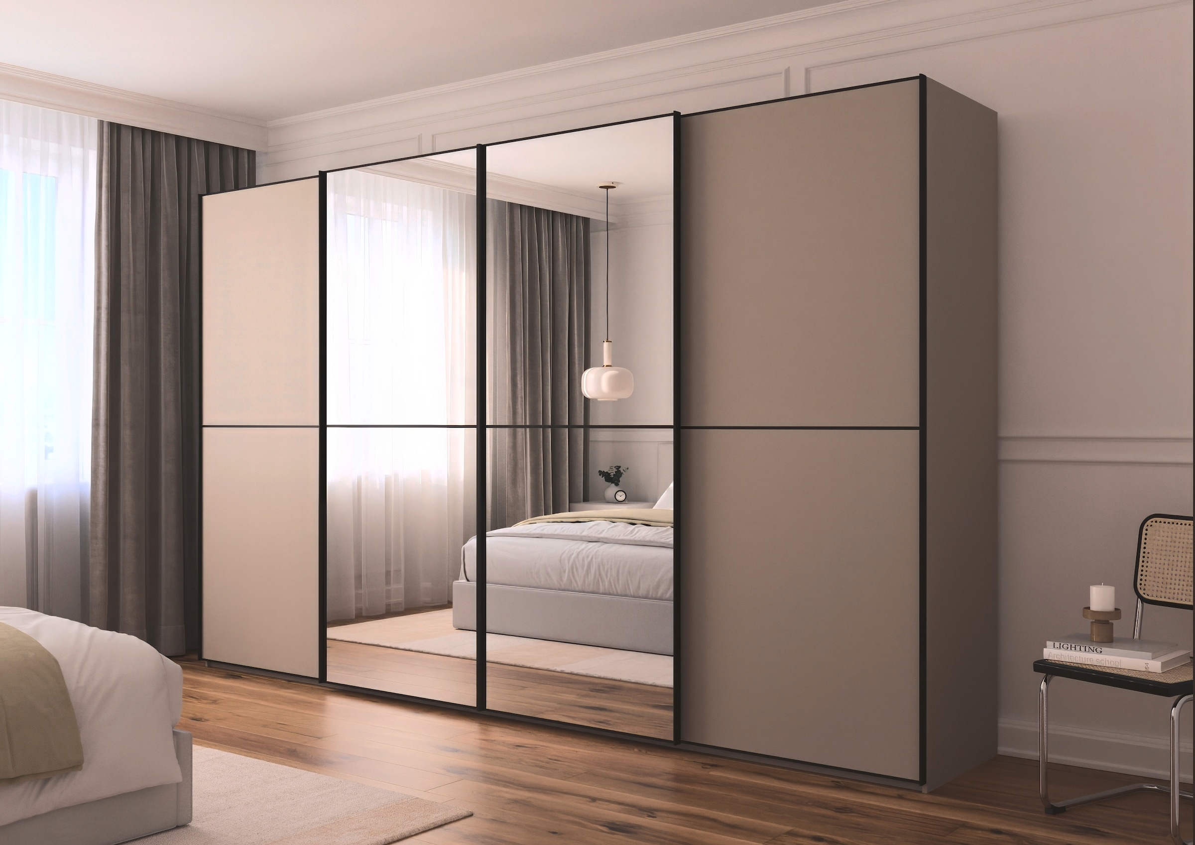 rauch Schwebetürenschrank »Kleiderschrank Schrank Garderobe Schlafzimmersch günstig online kaufen