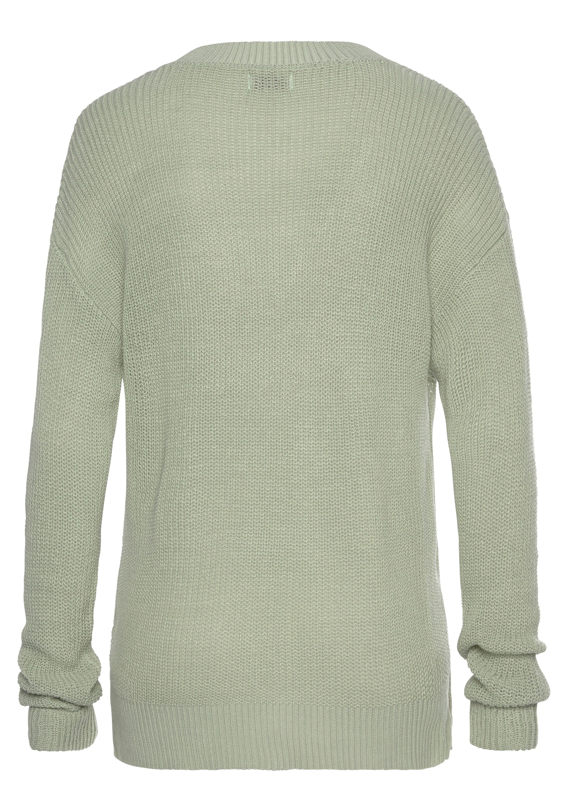 LASCANA V-Ausschnitt-Pullover, aus weichem Strick, bequemer Damenpullover