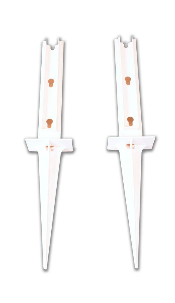 KHW Rosenbogen, BxTxH: 100x43x207 cm, mit Erdspießen