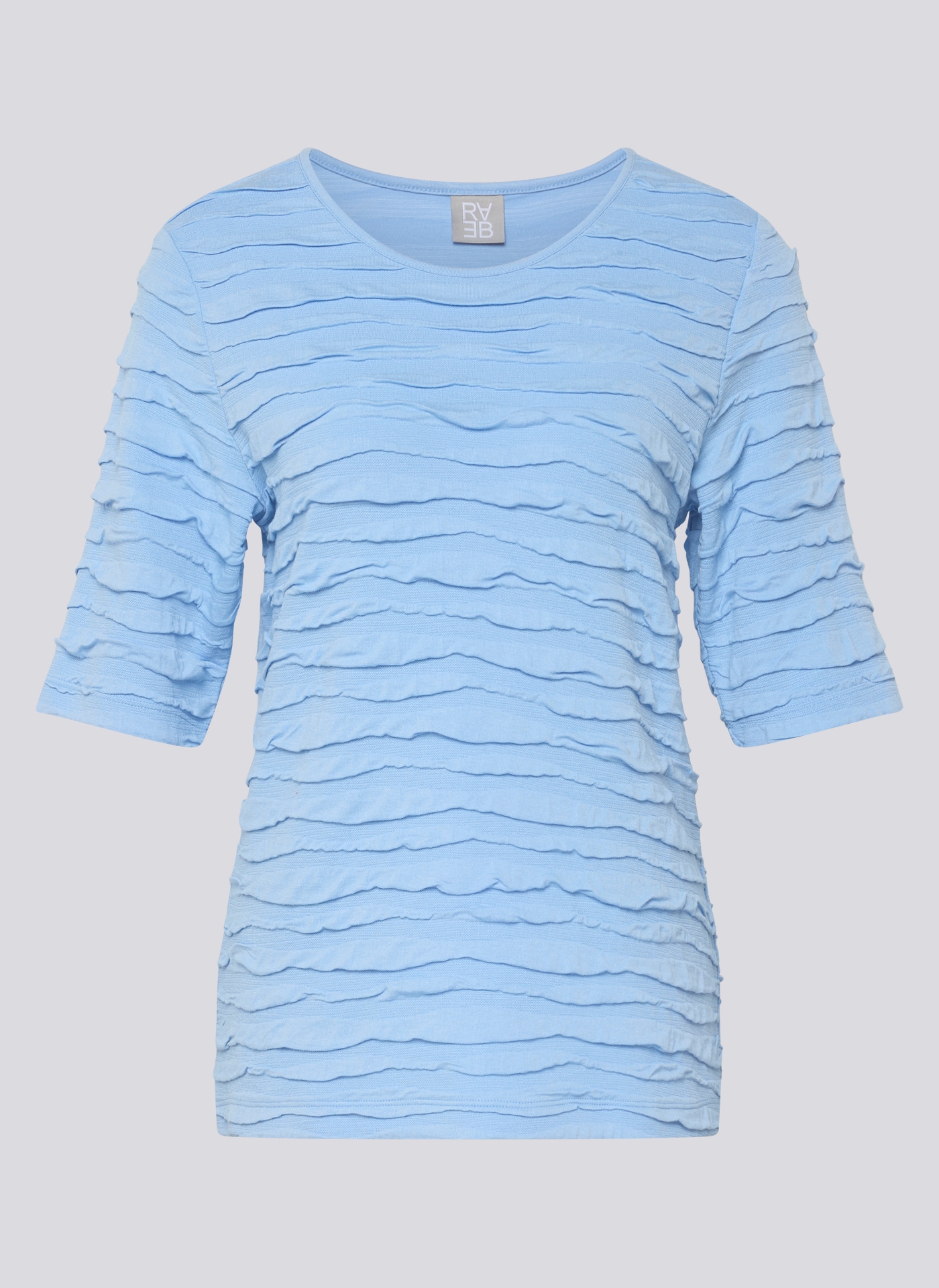 Rabe T-Shirt mit Struktur Muster