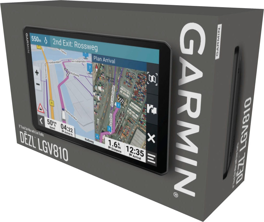 Raten MT-D, »Dezl kaufen LGV810 auf EU, LKW-Navigationsgerät GPS« Garmin