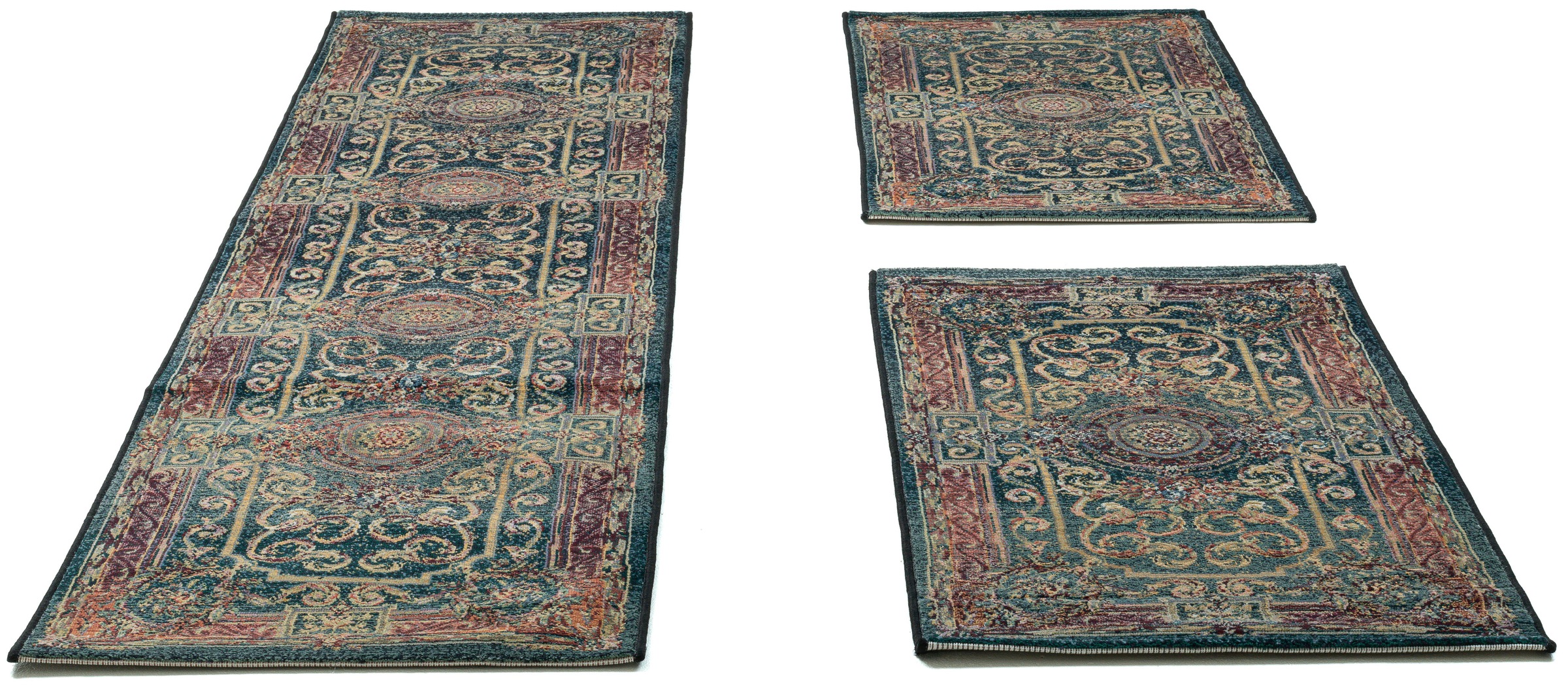 THEKO Bettumrandung »Gabiro 856« Höhe 10 mm 3 Stk. tlg. Bettvorleger, Läufe günstig online kaufen