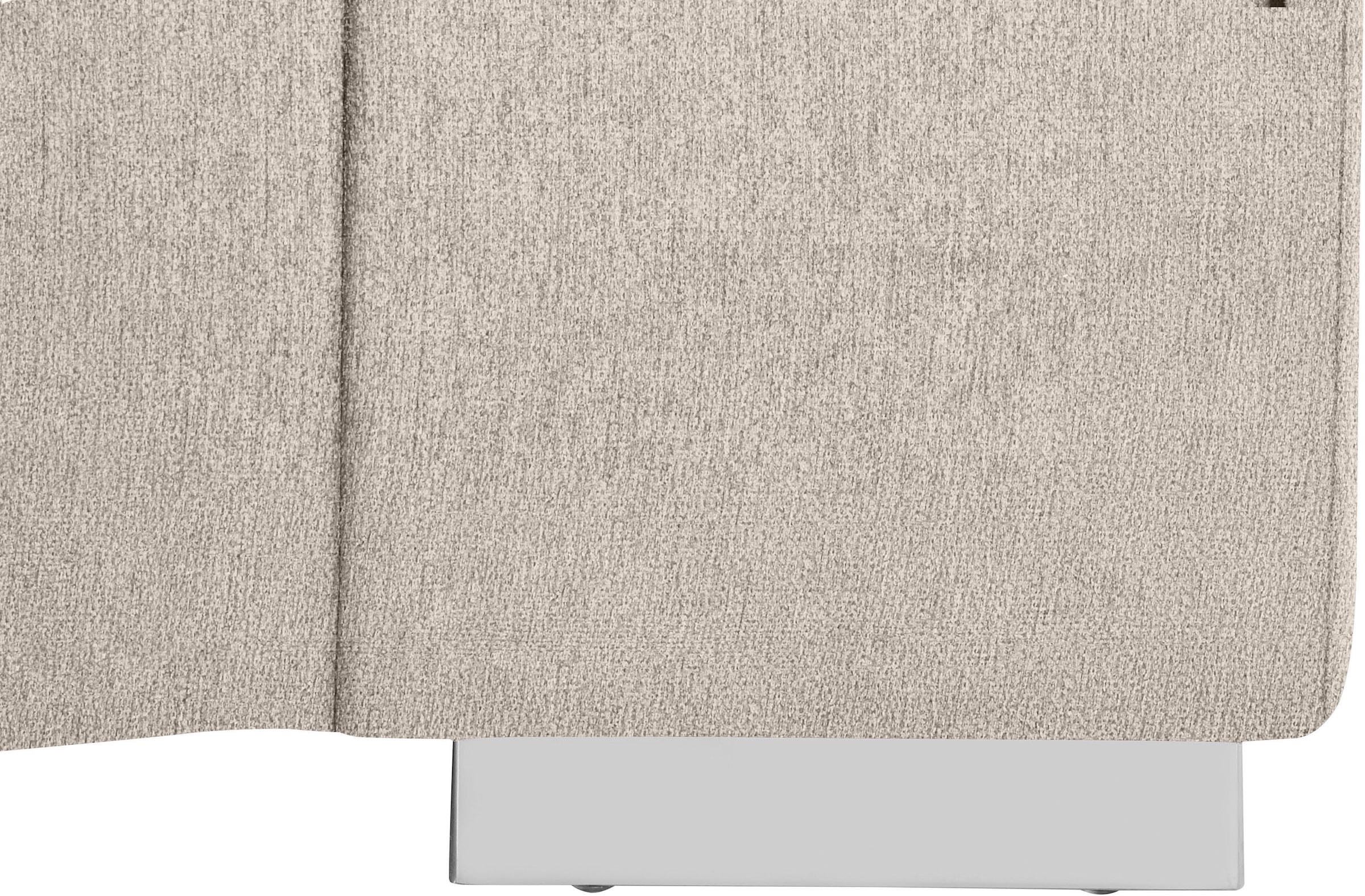COTTA Ecksofa »Orion L-Form«, mit Kopfteilverstellung & 5 Nierenkissen