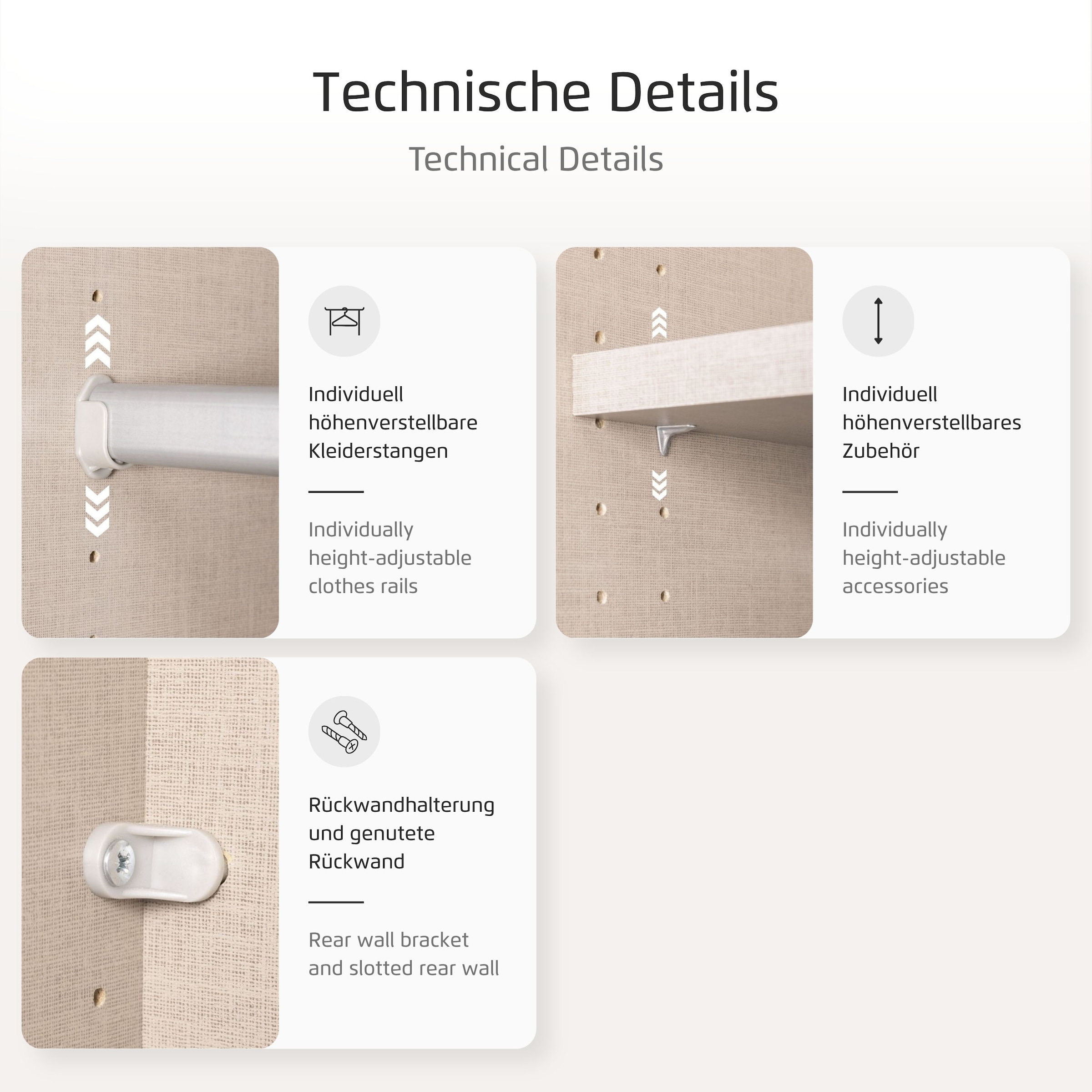 rauch Schwebetürenschrank »Kleiderschrank Schrank Garderobe Ankleide TOPSELLER OTELI« 3 Ausstattungen BASIC/CLASSIC/PREMIUM (inkl. SOFT-CLOSE-FUNKTION),  Breiten 203/271/315/360 cm Höhen 210/229 cm MADE IN GERMANY