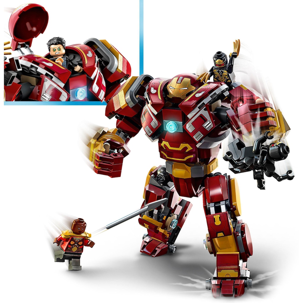 LEGO® Konstruktionsspielsteine »Hulkbuster: Der Kampf von Wakanda (76247), LEGO® Marvel«, (385 St.)