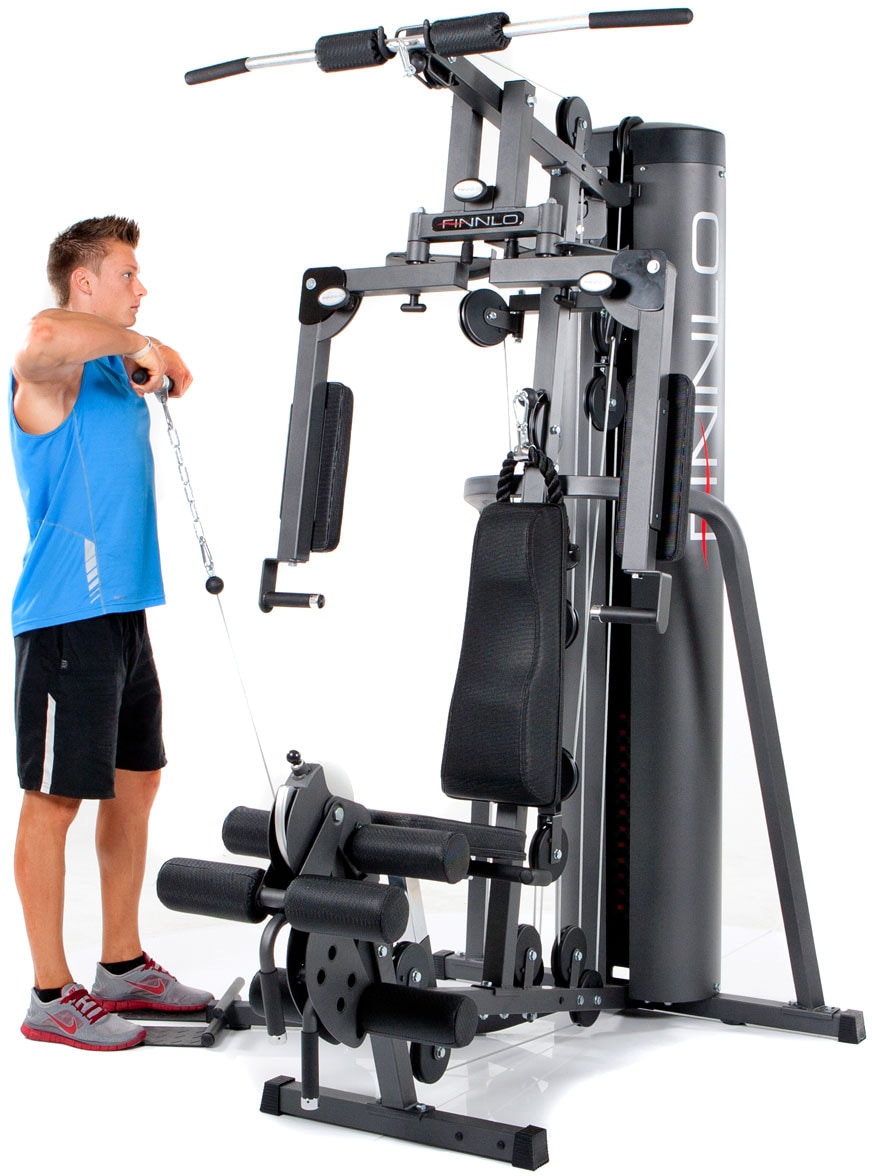 Finnlo by Hammer Kraftstation »Autark 1500«, 1 Gewichtsblöcke, (Butterflystange, Latzug, Ruderfunktion und mehr), multifunktionale Fitnessstation, max. Trainingsgewicht 100 kg