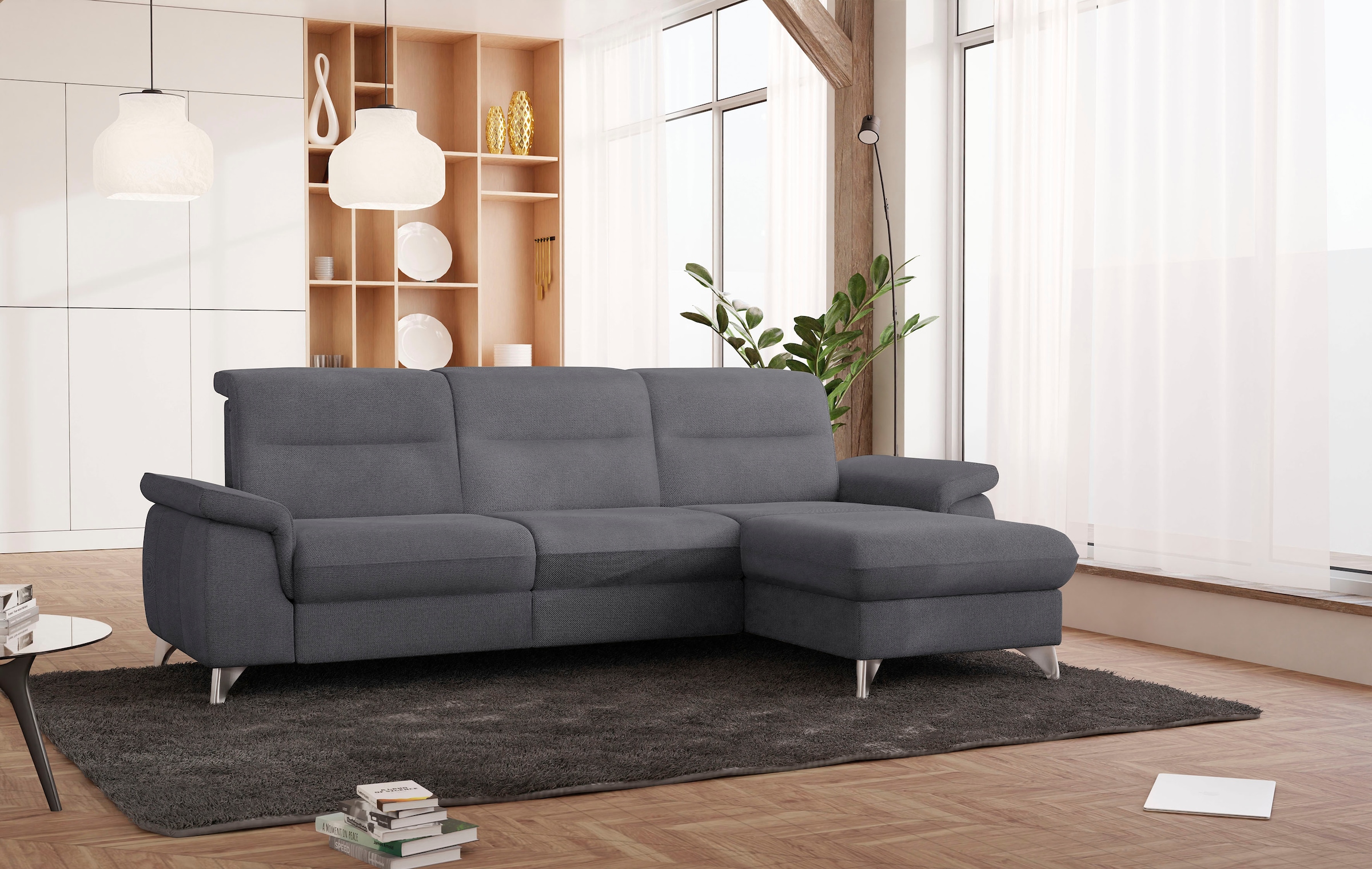 sit&more Ecksofa »Astoria L-Form«, wahlweise mit motorischer Relaxfunktion günstig online kaufen