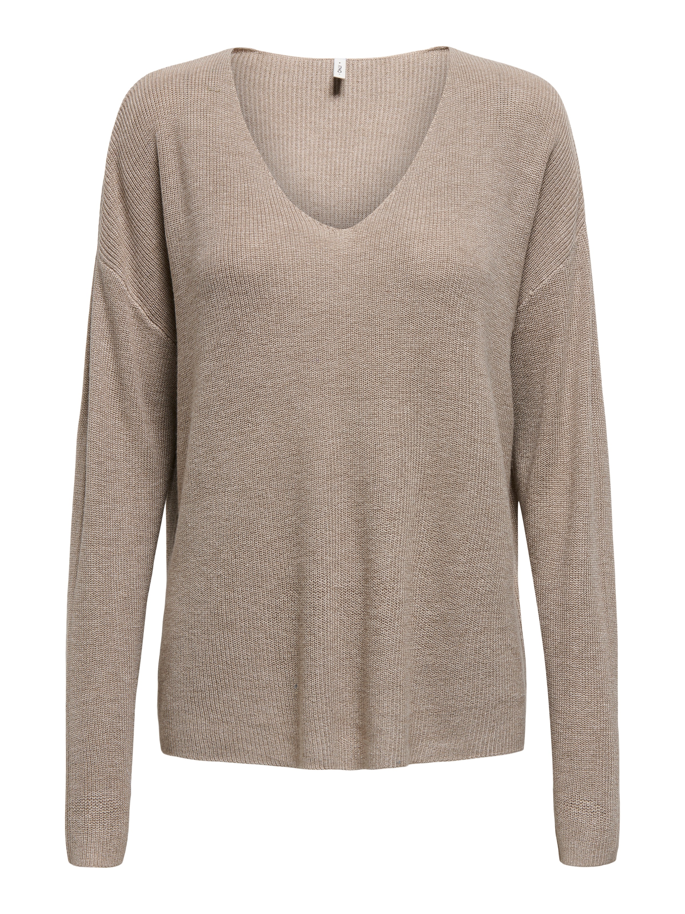 ONLY Strickpullover »ONLLECIA LIFE LS LOOSE V-NECK CC KNT«