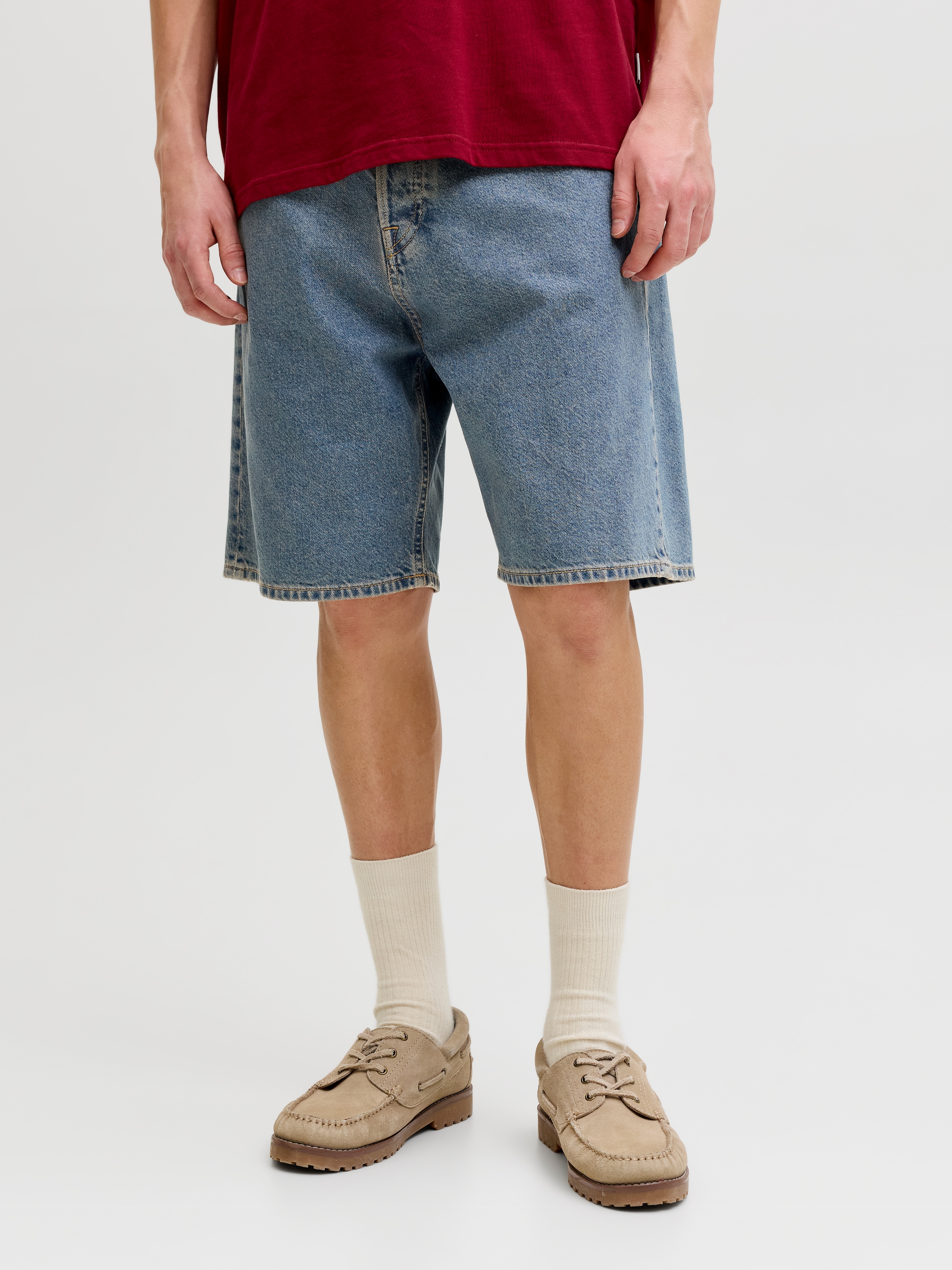 Jack & Jones Jeansshorts »JJITONY JJORIGINAL SHORTS AM 460 SN« Baumwollmischung, relaxed fit