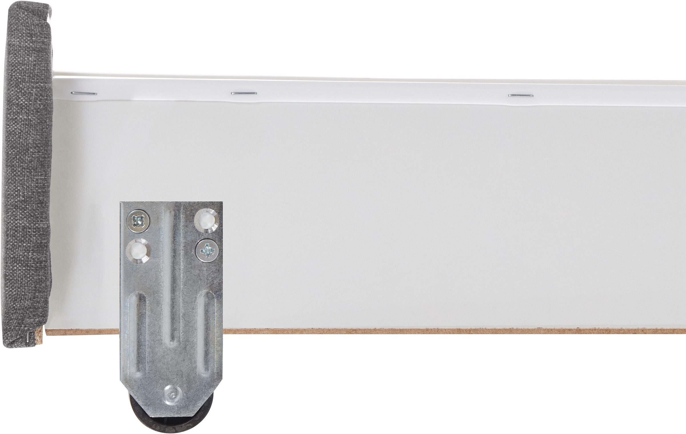 INOSIGN Boxbett »Luan«, Schubkästen, LED-Beleuchtung und Topper, in Breite 120 cm und 180 cm