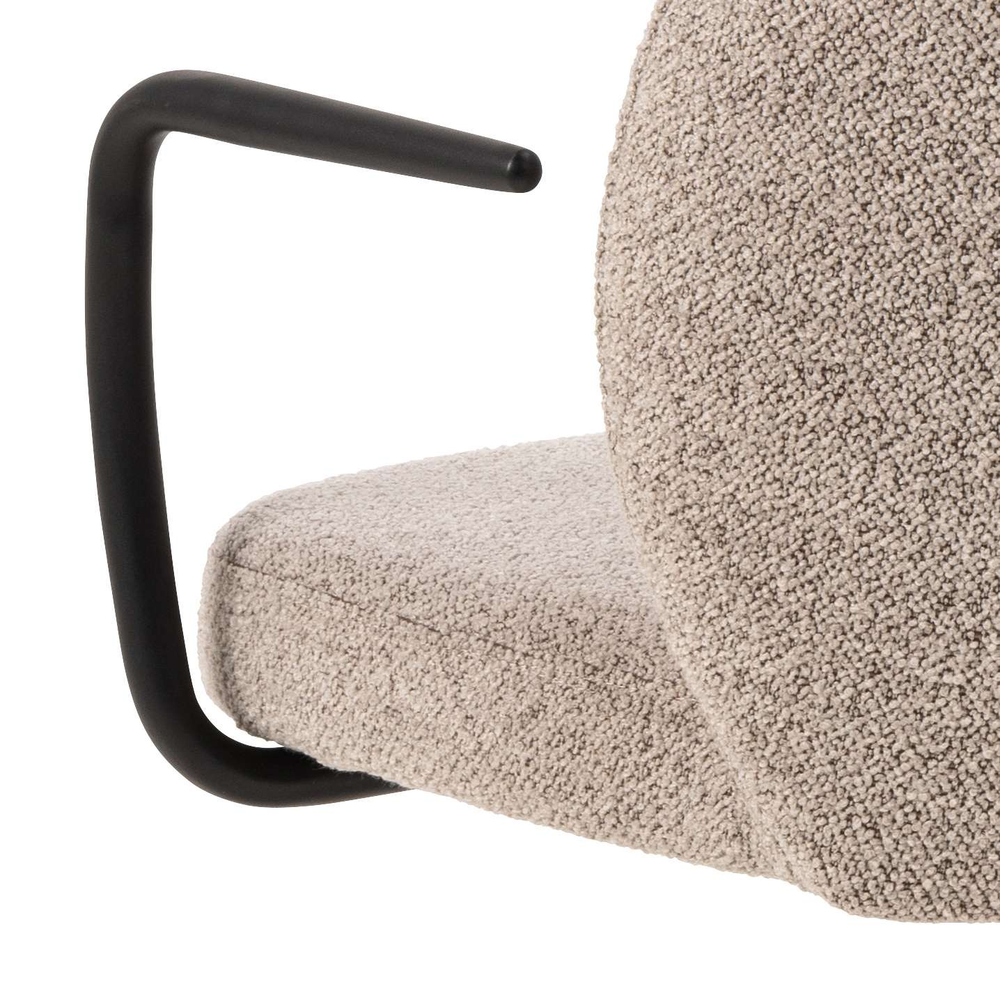 ACTONA GROUP Schreibtischstuhl »Patricia«, Schreibtischstuhl, beige 60, 5 Stern Gestell, mit drehfunktion