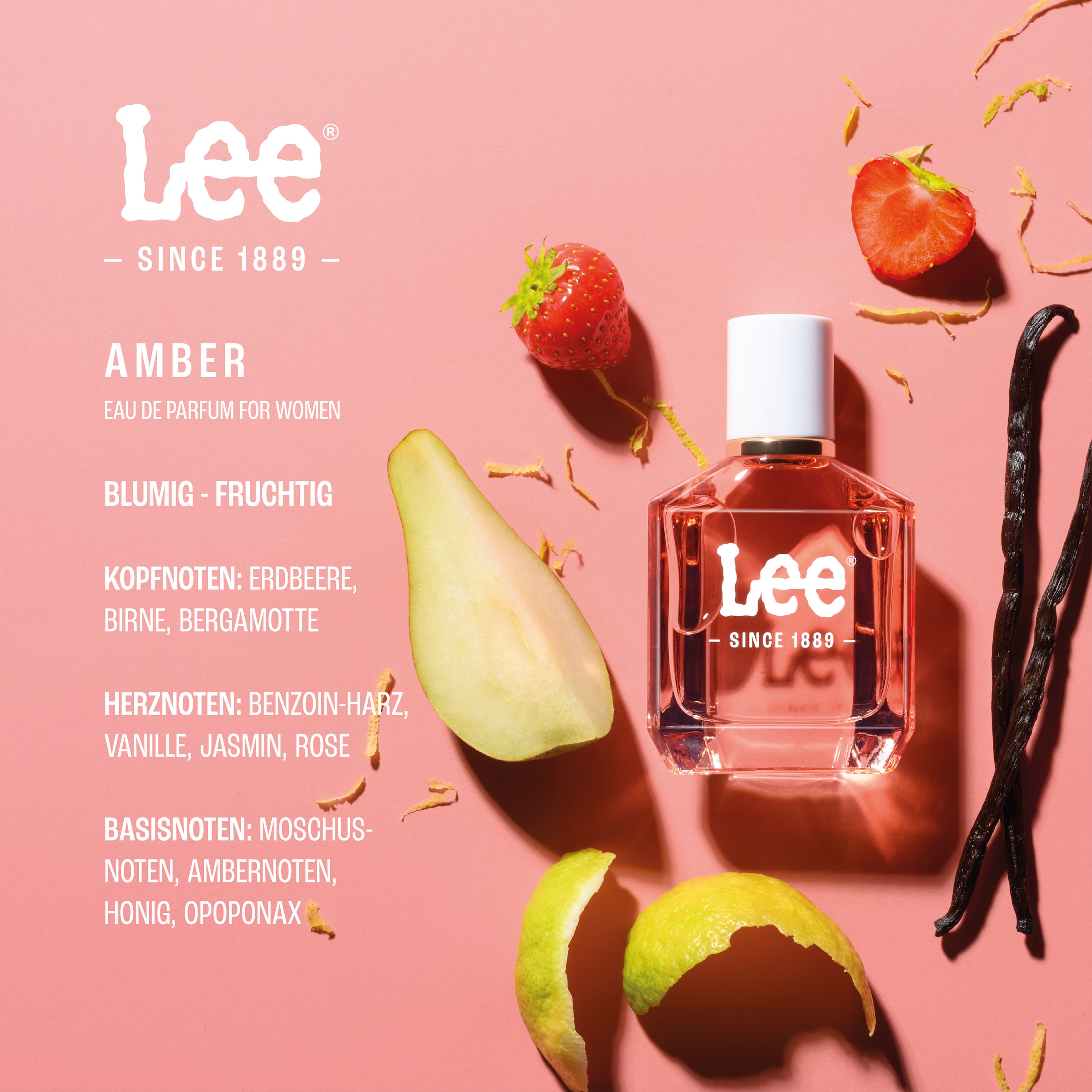 Lee® Eau de Parfum »LEE 1889 AMBER« EDP, 30ml