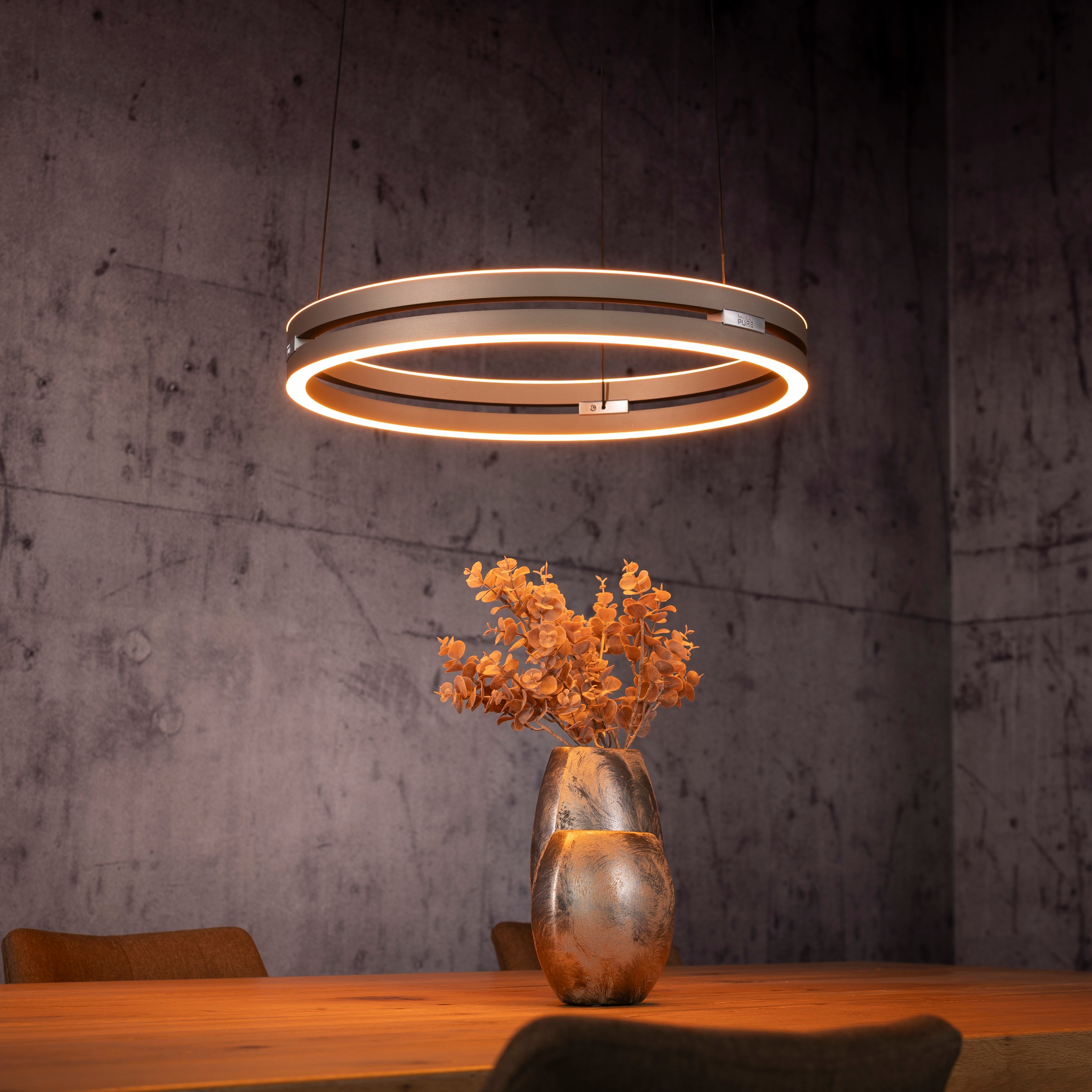 Neuhaus PURE LED Pendelleuchte »PURE E-Loop« LED-Board 1 Stk. warmweiß - kaltweiß e-LIFT® Funktion, CCT, dimmbar über Fernbedienung