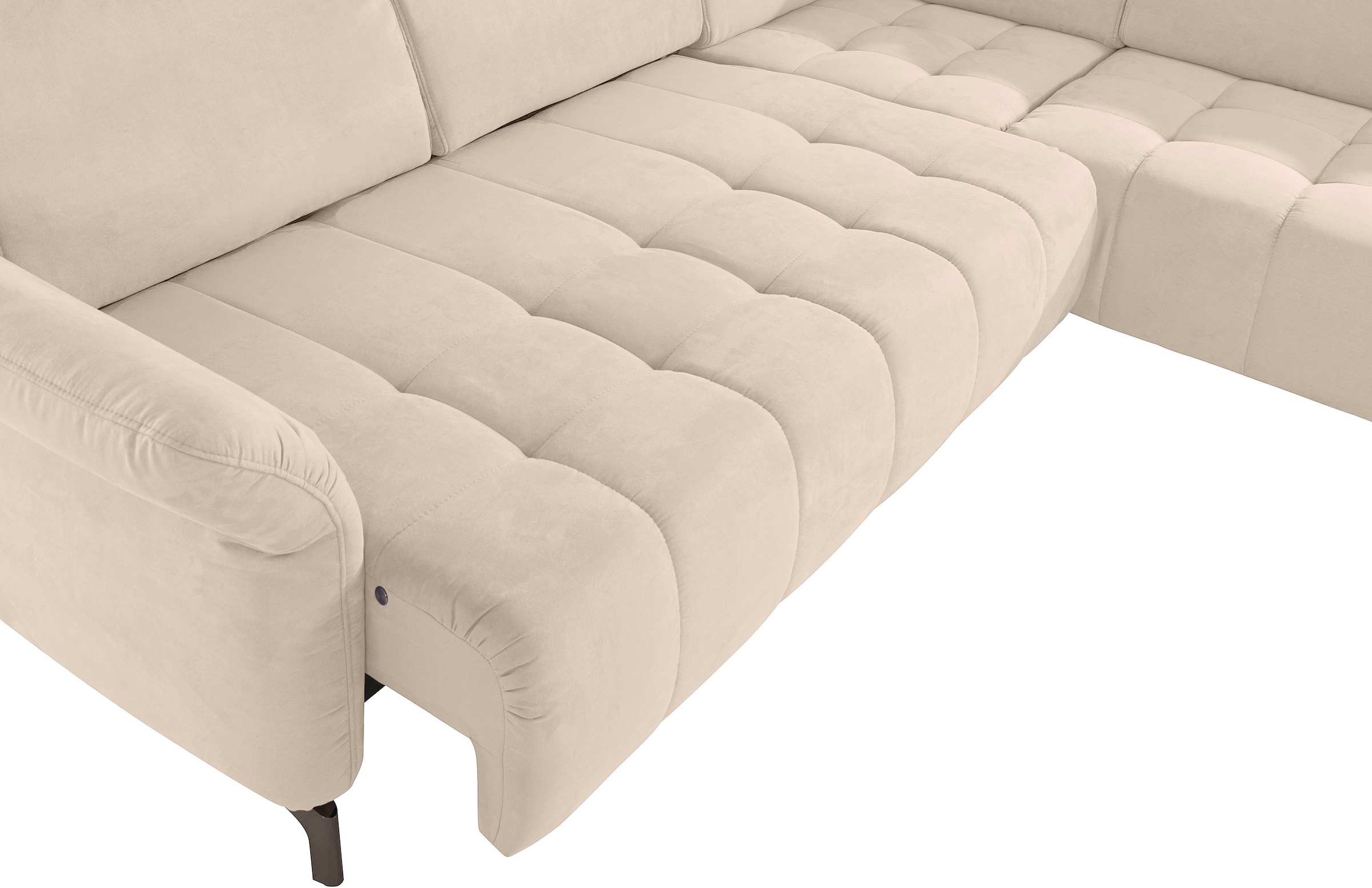 INOSIGN Ecksofa »Fresh L-Form«, Federkern, wahlweise Kopfteilverstellung und motorischer Vorziehsitz