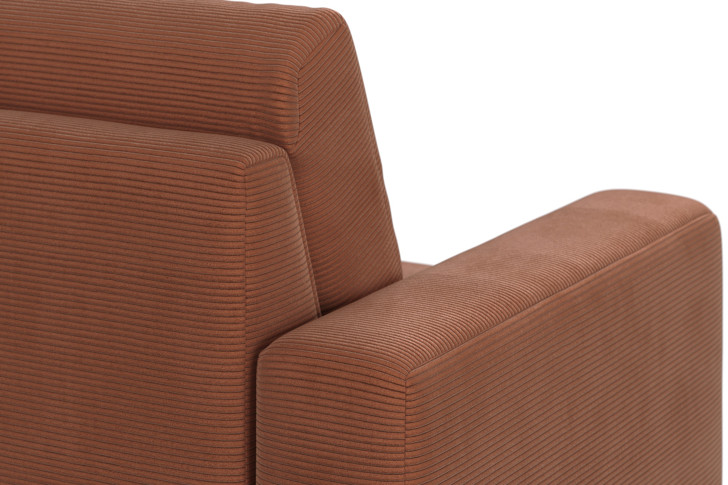 Home affaire Ecksofa »Summer L-Form«, mit Ottomane, wahlweise mit Bettfunktion und Bettkasten, Cord-Bezug