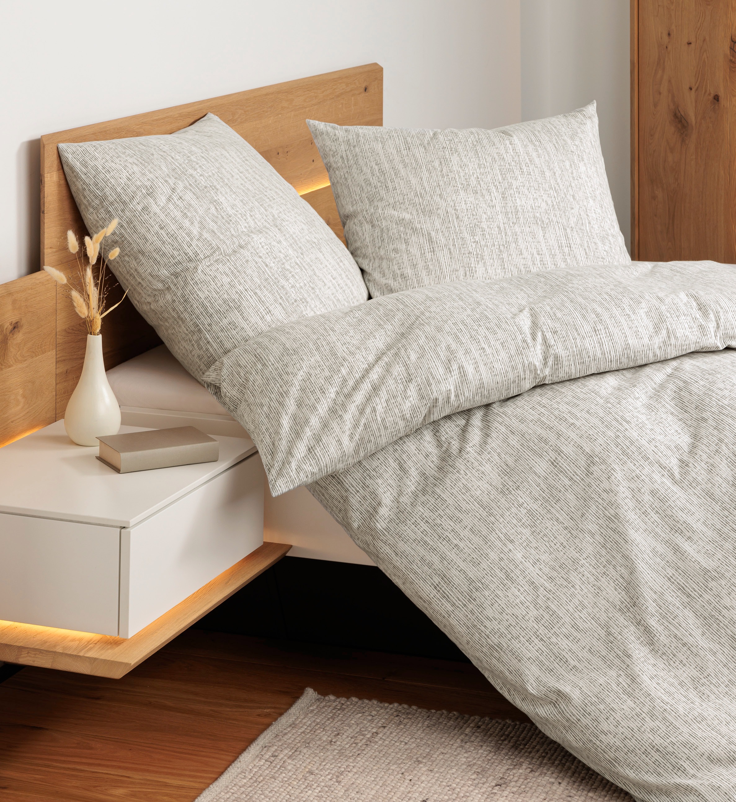 Janine Bettwäsche »Soft-Cotton71000 0«, mit Reissverschluss günstig online kaufen