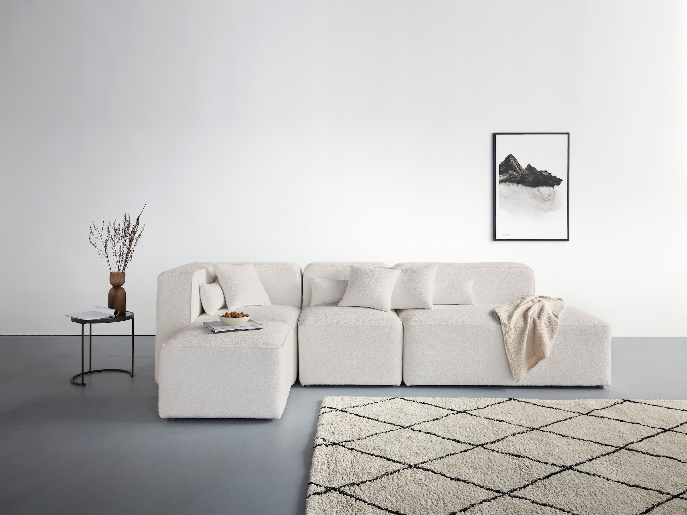 andas Ecksofa "Sundstrup L-Form", Modulserie, individuelle Zusammenstellung günstig online kaufen