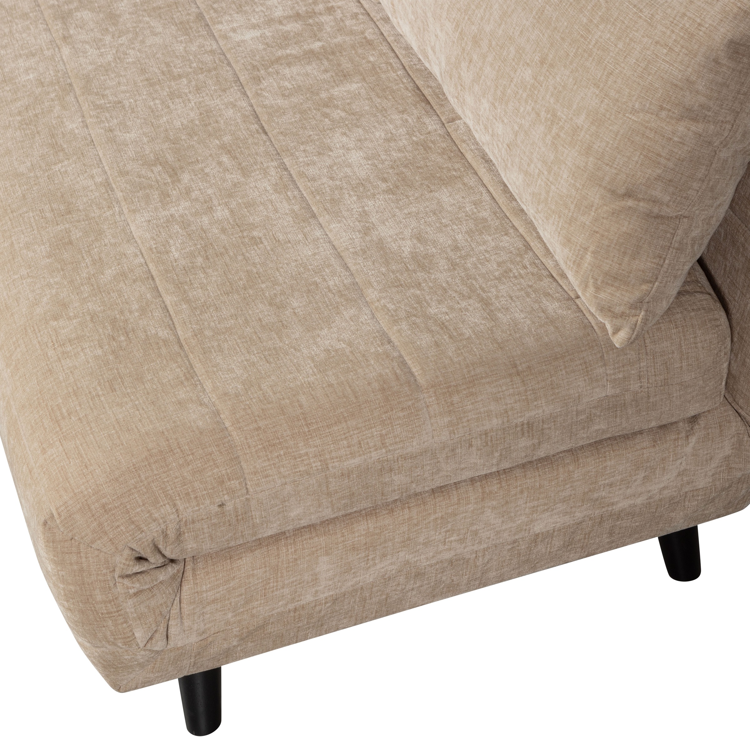 WOOOD Schlafsofa »Xem Chenille-Bezug gewebt mit Schlaffunktion, H 80 x B 122 x D 92 cm« Liegefläche 188 cm, Tragkraft 140 kg, Maximale Verschleißfestigkeit