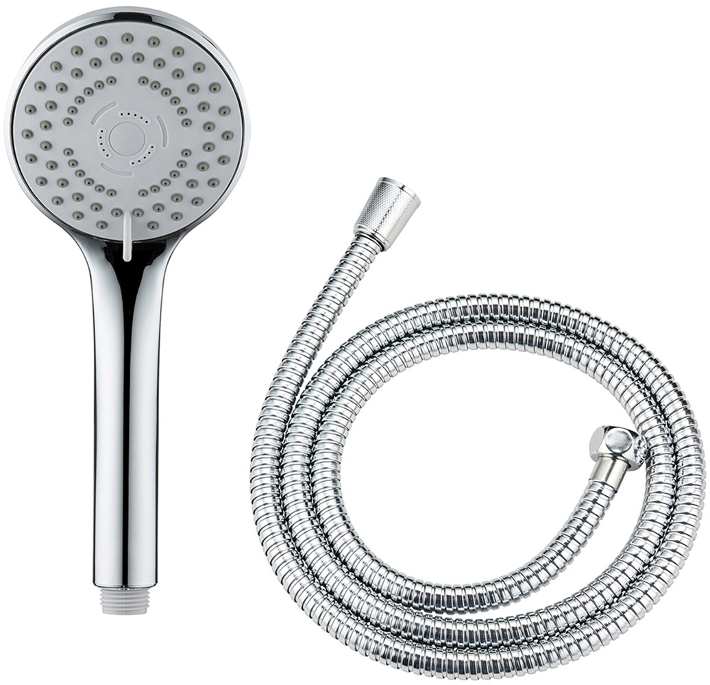 WENKO Handbrause »Modell Basic Line Duschkopf Set« 2 Stk. tlg. klassischer günstig online kaufen