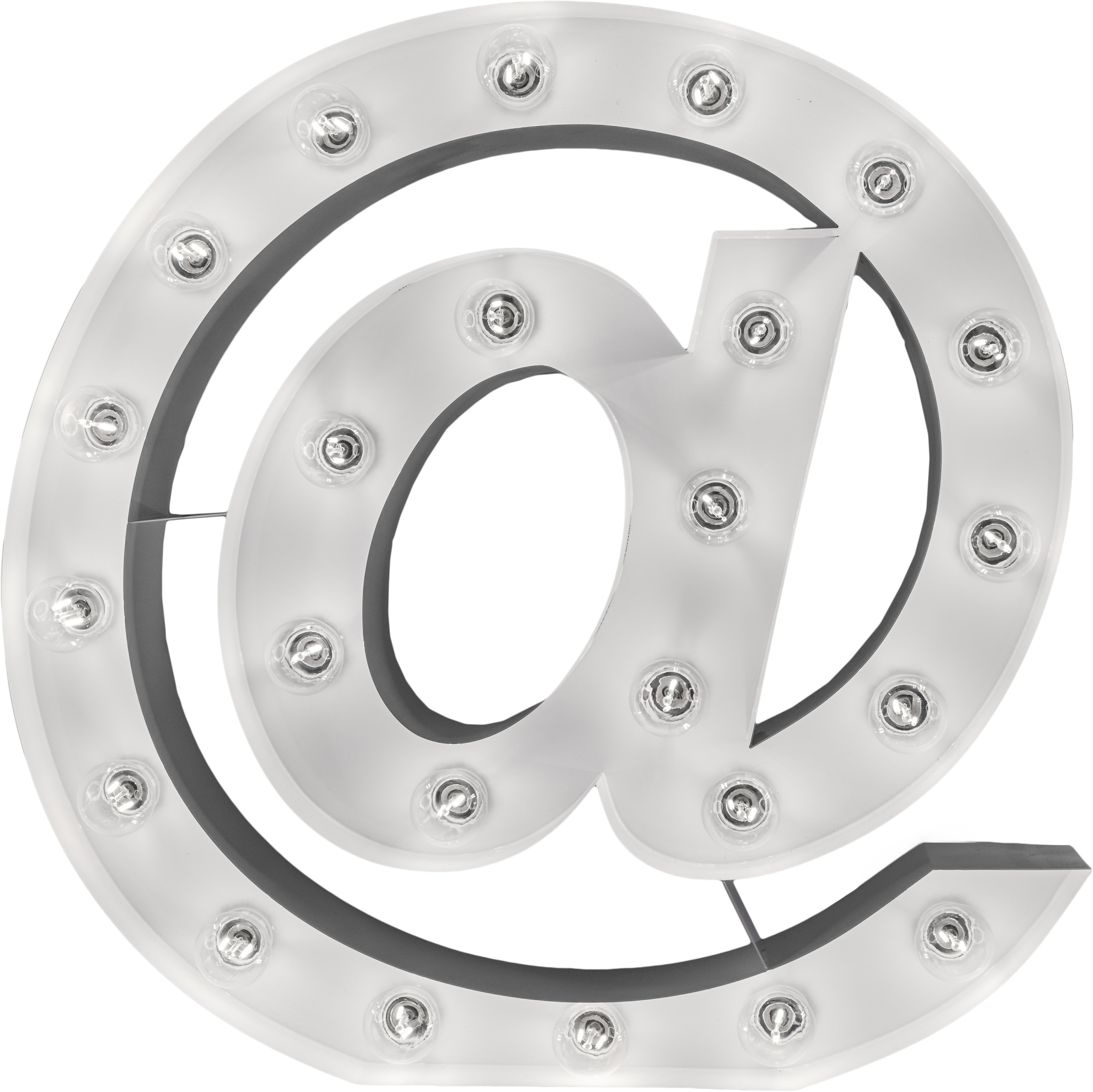 MARQUEE LIGHTS LED Dekolicht »@-Sign«, 24 flammig, Leuchtmittel E14   ohne günstig online kaufen