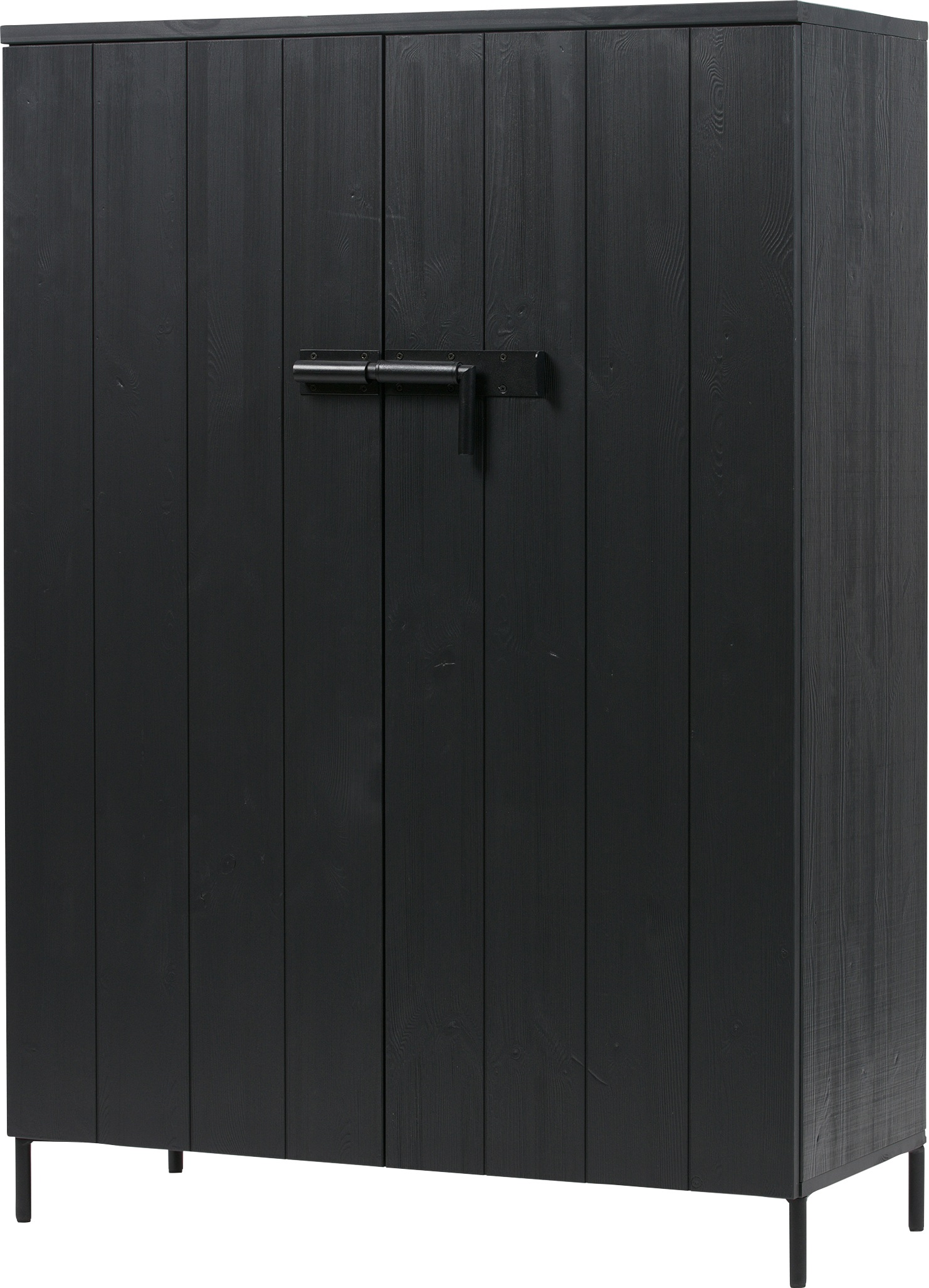 WOOOD Highboard »Bruut Midischrank, Hochkommode«, aus massive Kiefer, H 141 cm x B 100 cm