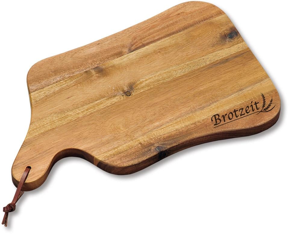 KESPER® Schneidebrett »Brotzeit«, Gr. 35 x 22 cm günstig online kaufen