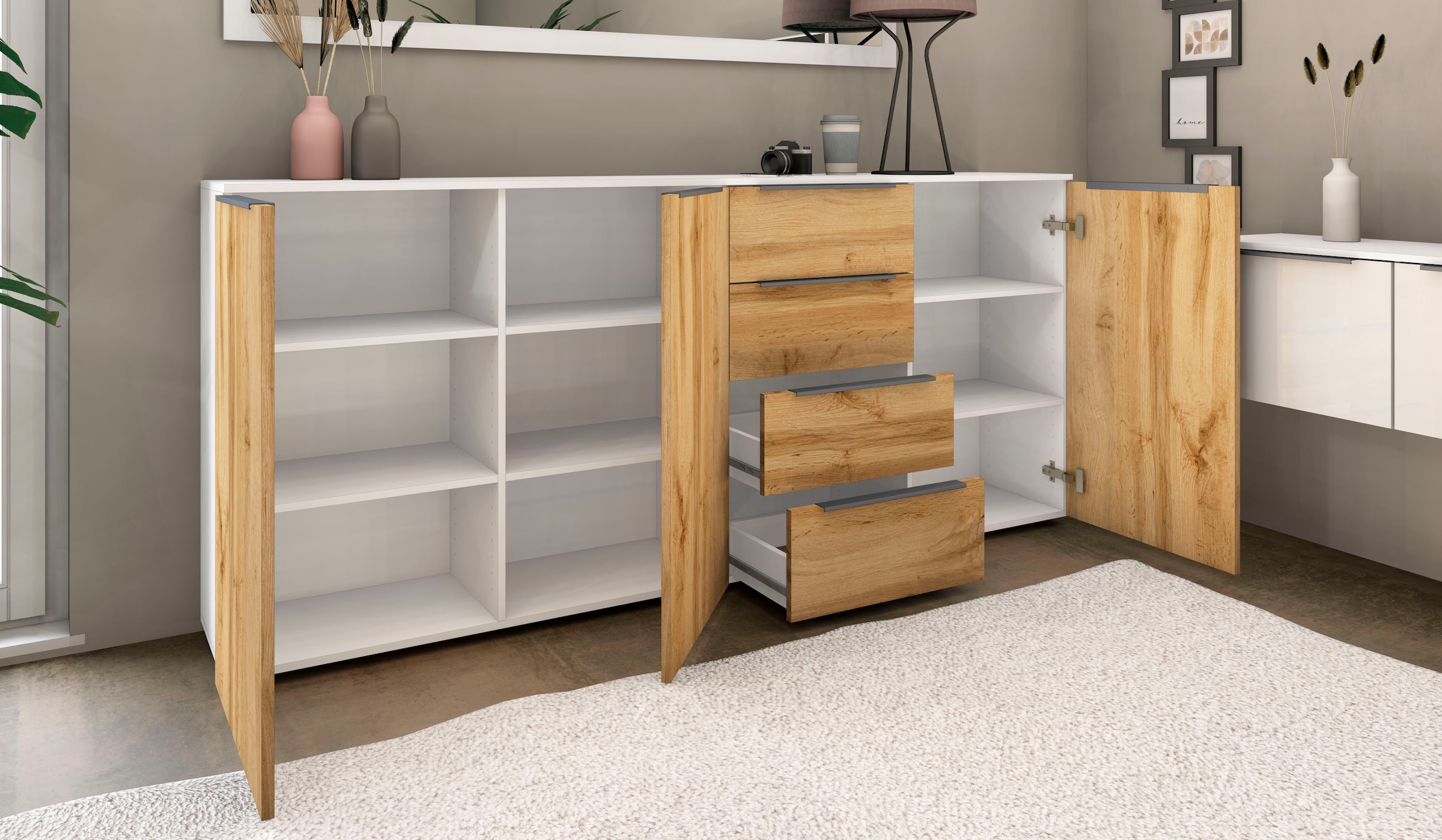 borchardt Möbel Highboard »Tom«, Breite 200 cm