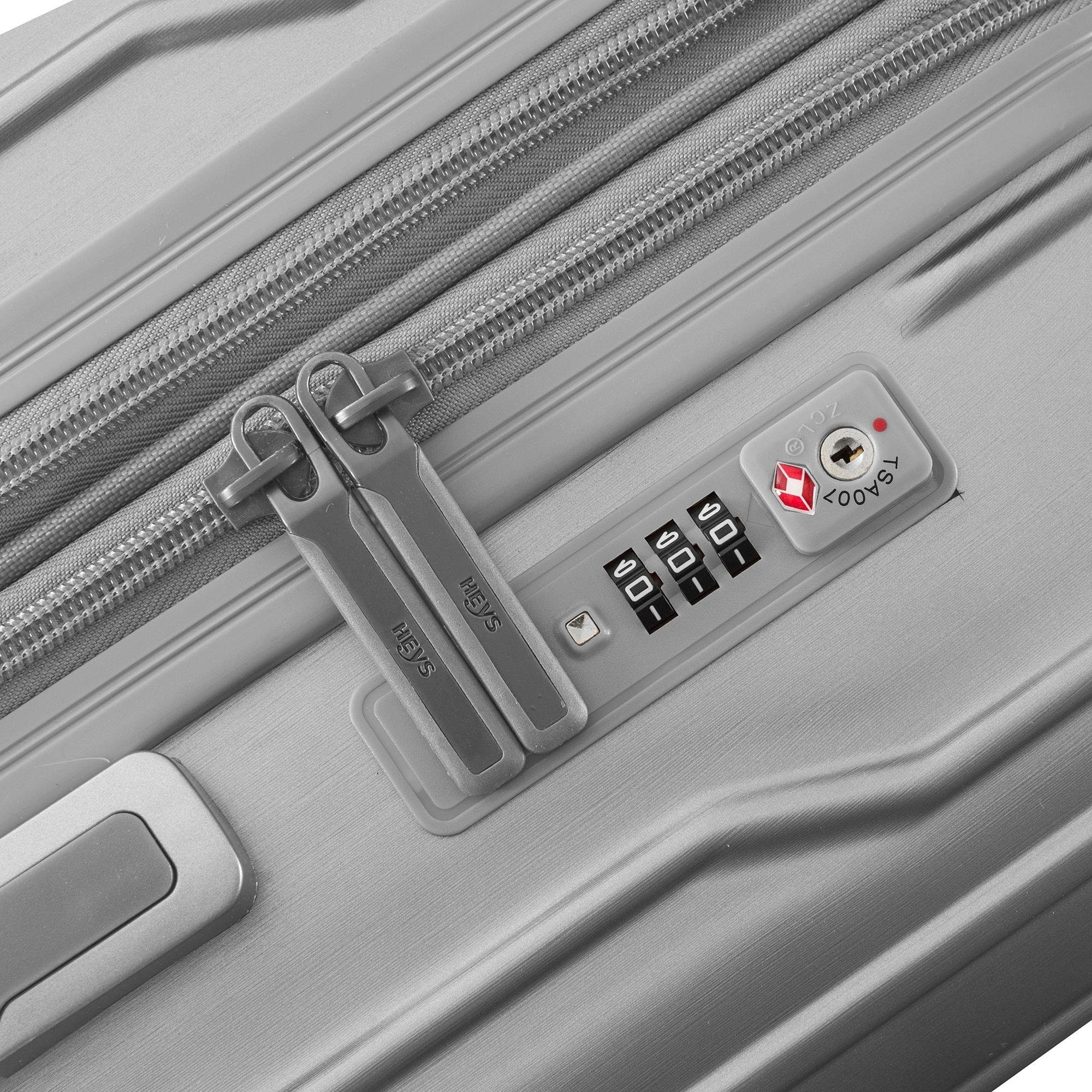 Heys Hartschalen-Trolley »Xtrak, in verschiedenen Farben und Größen«, 4 Rollen, Heys x Joachim Llambi Handgepäck-Koffer TSA Schloss Volumenerweiterung