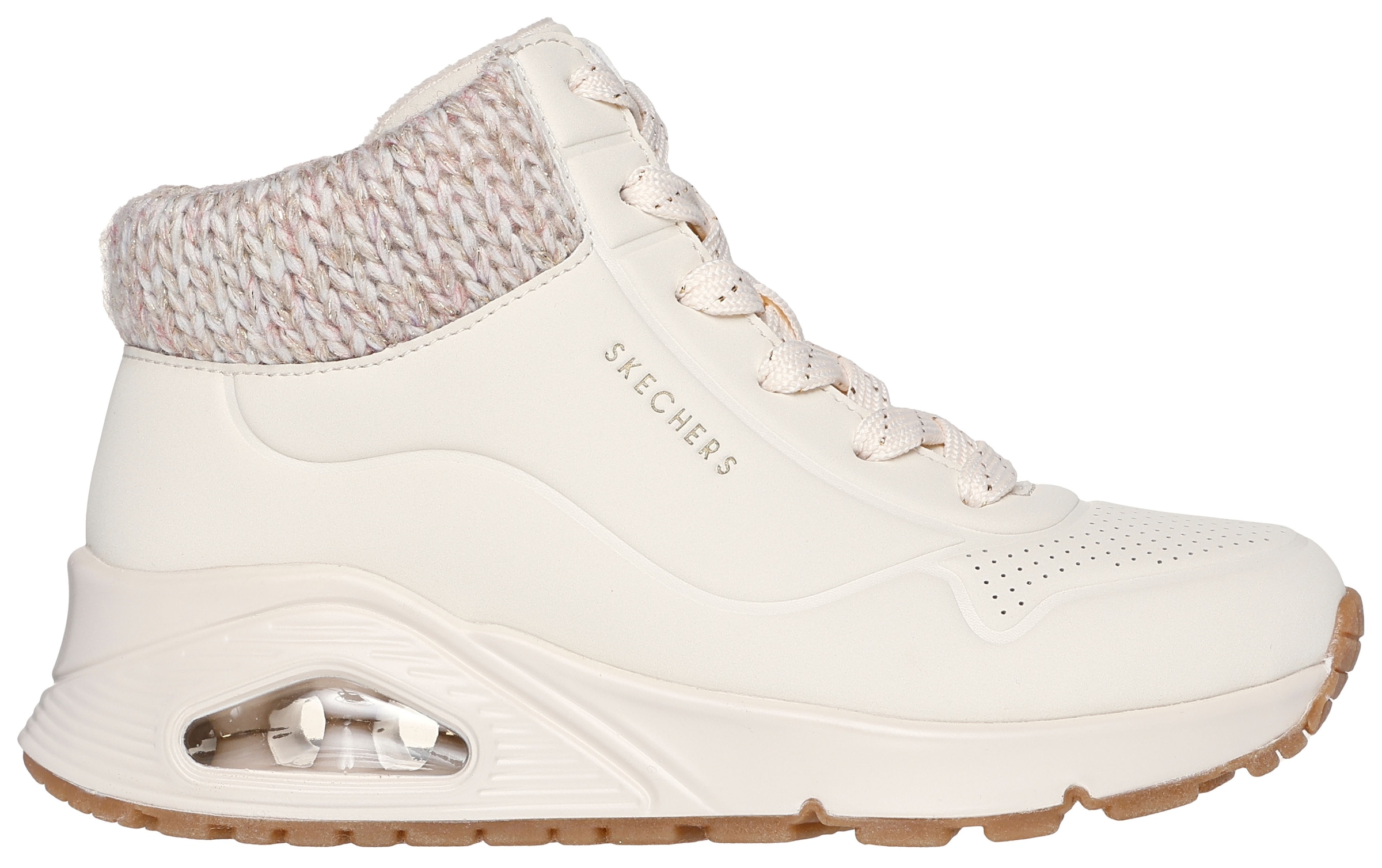 Skechers Sneaker »Uno Gen1 - Darling Daze«, Schnürboots, Winterstiefel, High Top Sneaker mit Warmfutter