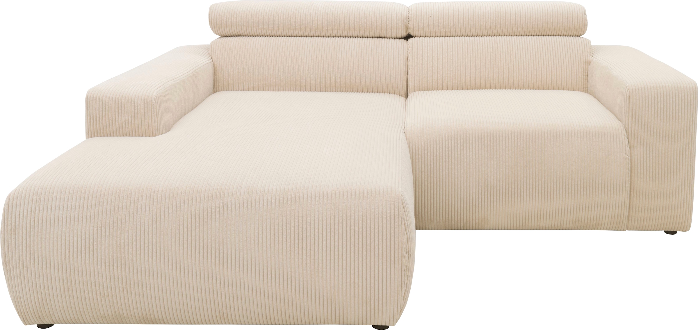 DOMO collection Ecksofa »Brandon B/T: 214/100 cm, belastbar bis 140kg/ Sitz günstig online kaufen