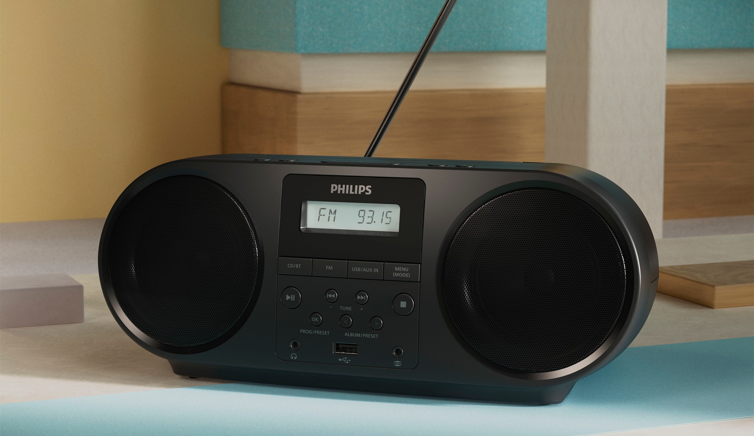Philips UKW-Radio »TAZ5000/10«, (Bluetooth UKW mit RDS-FM-Tuner 4 W)