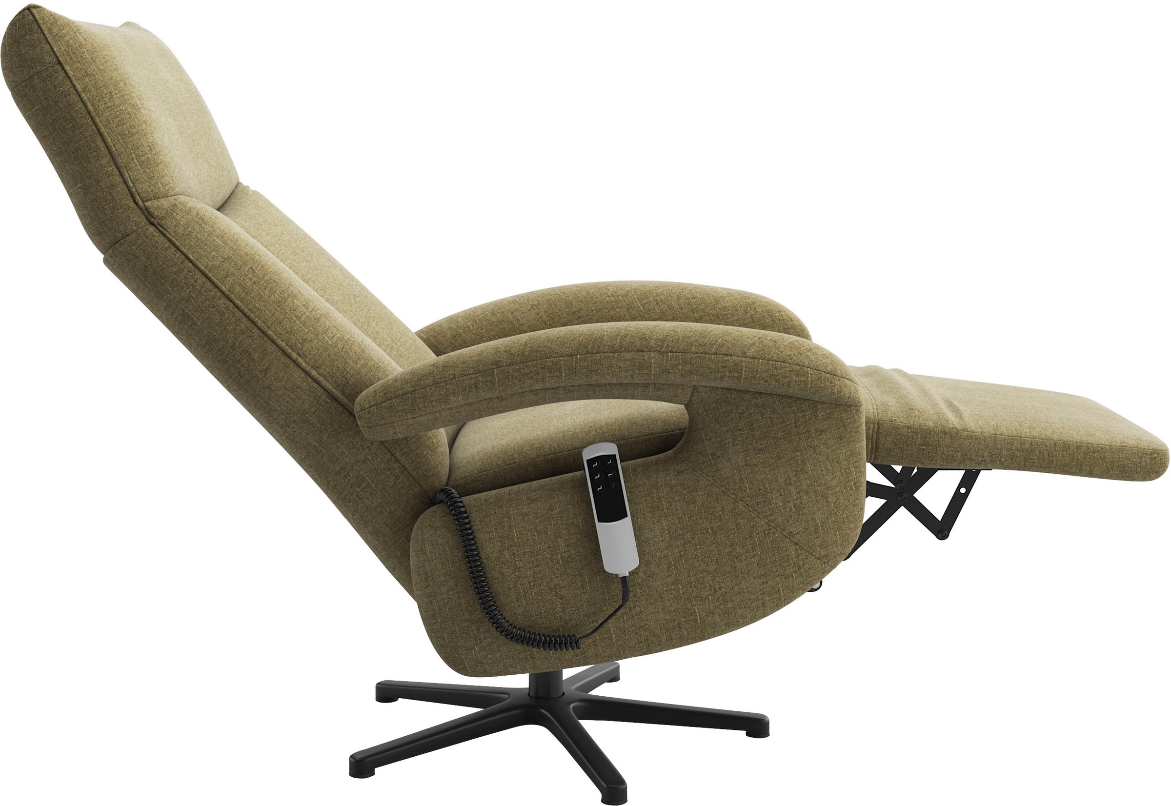 sit&more TV-Sessel »Amica, inkl. Kopfteilverstellung & Drehfunktion«, wahlweise mit 2 Motoren, Akku und Aufstehhilfe