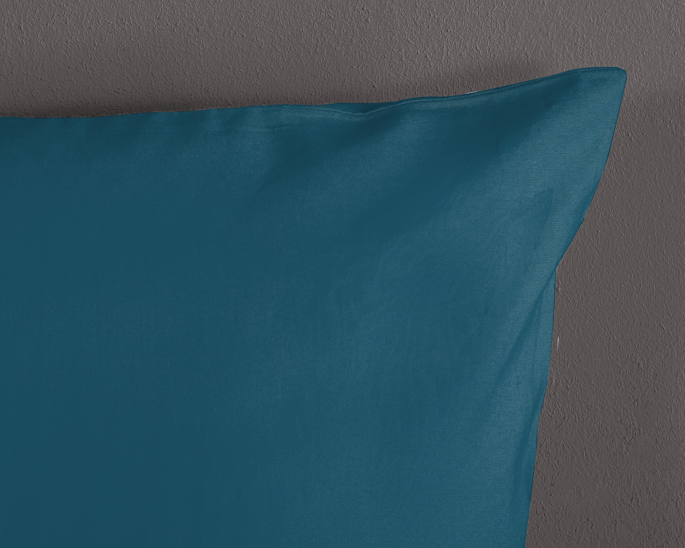 PURE luxury collection Bettwäsche »Pure uni«, Mikrofaser, Pflegeleicht, Weich, Uni, Unifarben, Reißverschluss