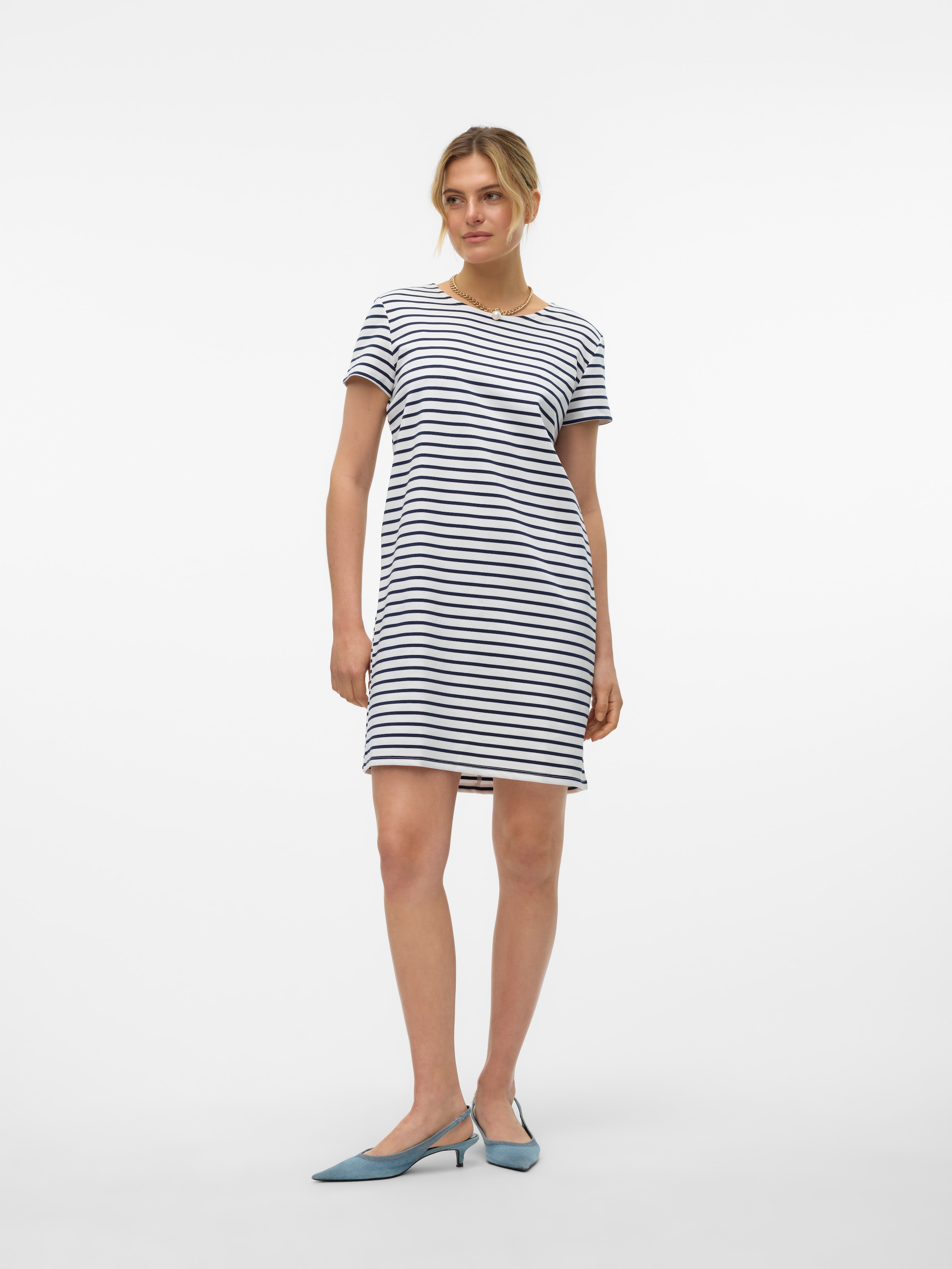 Vero Moda Minikleid »VMABBY SS SHORT ZIP DRESS JRS NOOS«, Sommerkleid