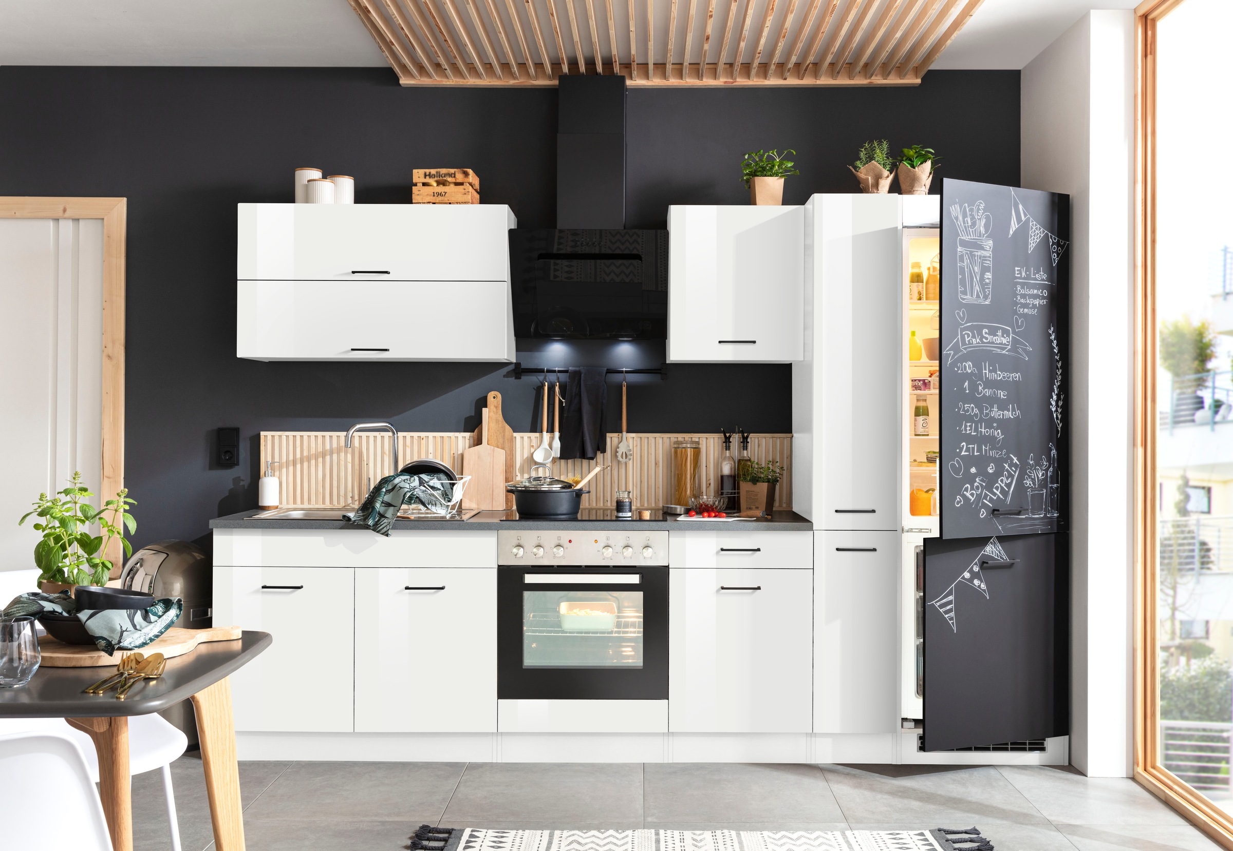 KOCHSTATION Küchenzeile »KS-Trier«, mit E-Geräten, Breite 300 cm günstig online kaufen