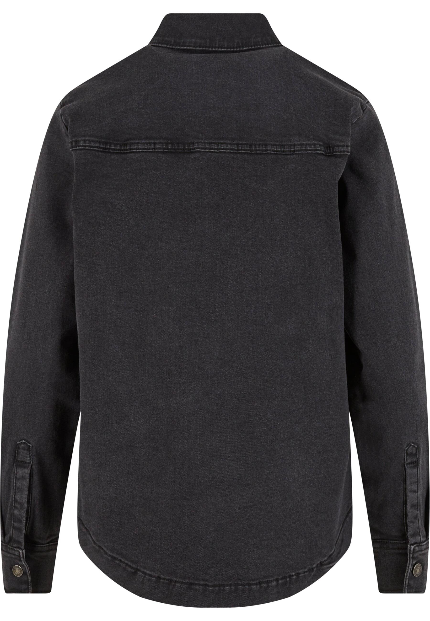 URBAN CLASSICS Langarmhemd »Urban Classics Ladies Denim Shirt«