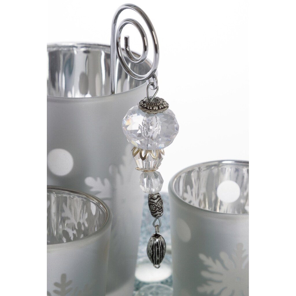 Myflair Möbel & Accessoires Teelichthalter »Somni, Weihnachtsdeko«, (Set, 5 St.)