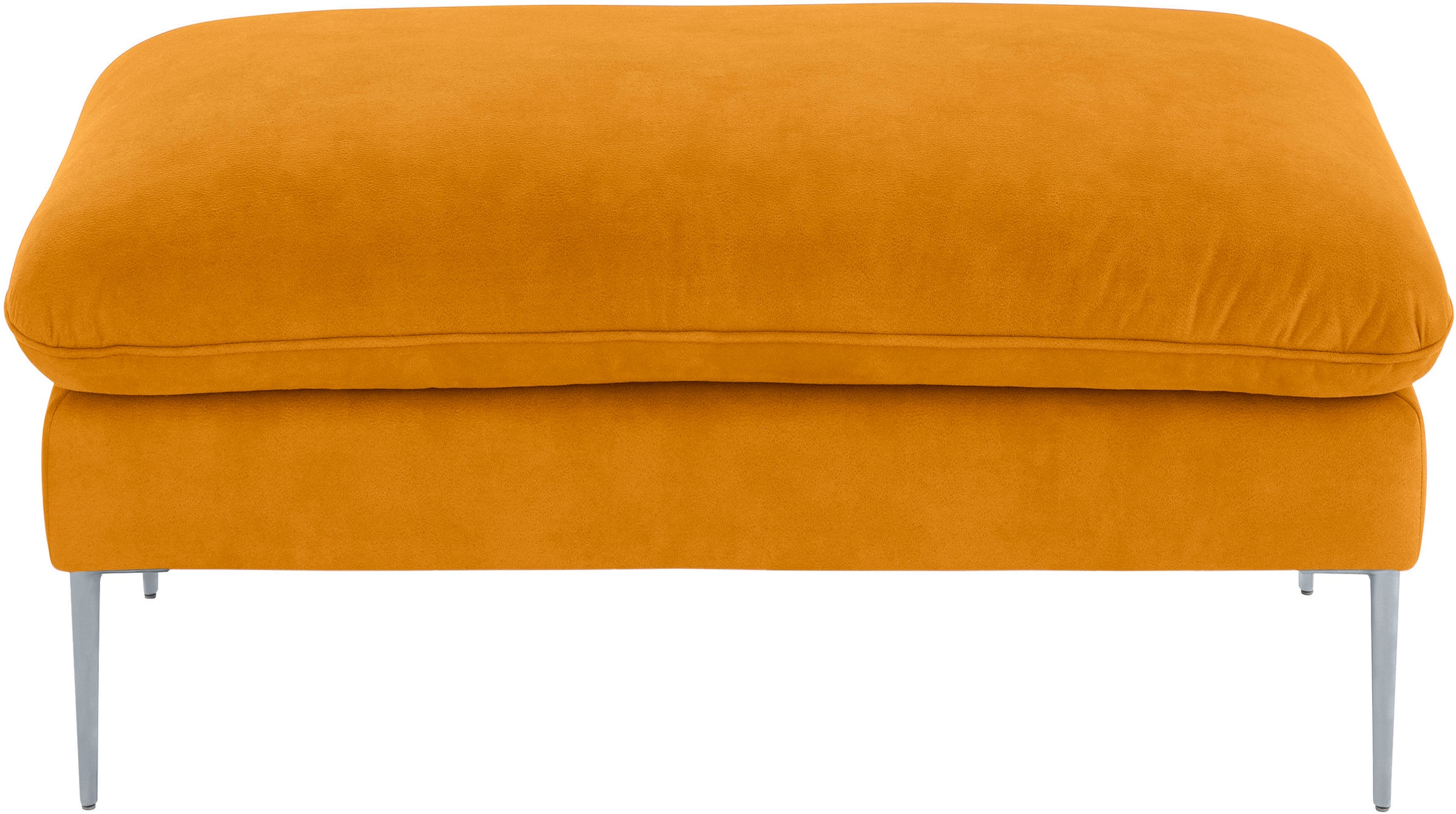 W.SCHILLIG Hocker »enjoy&MORE«, Füße silber matt, Breite 106 cm
