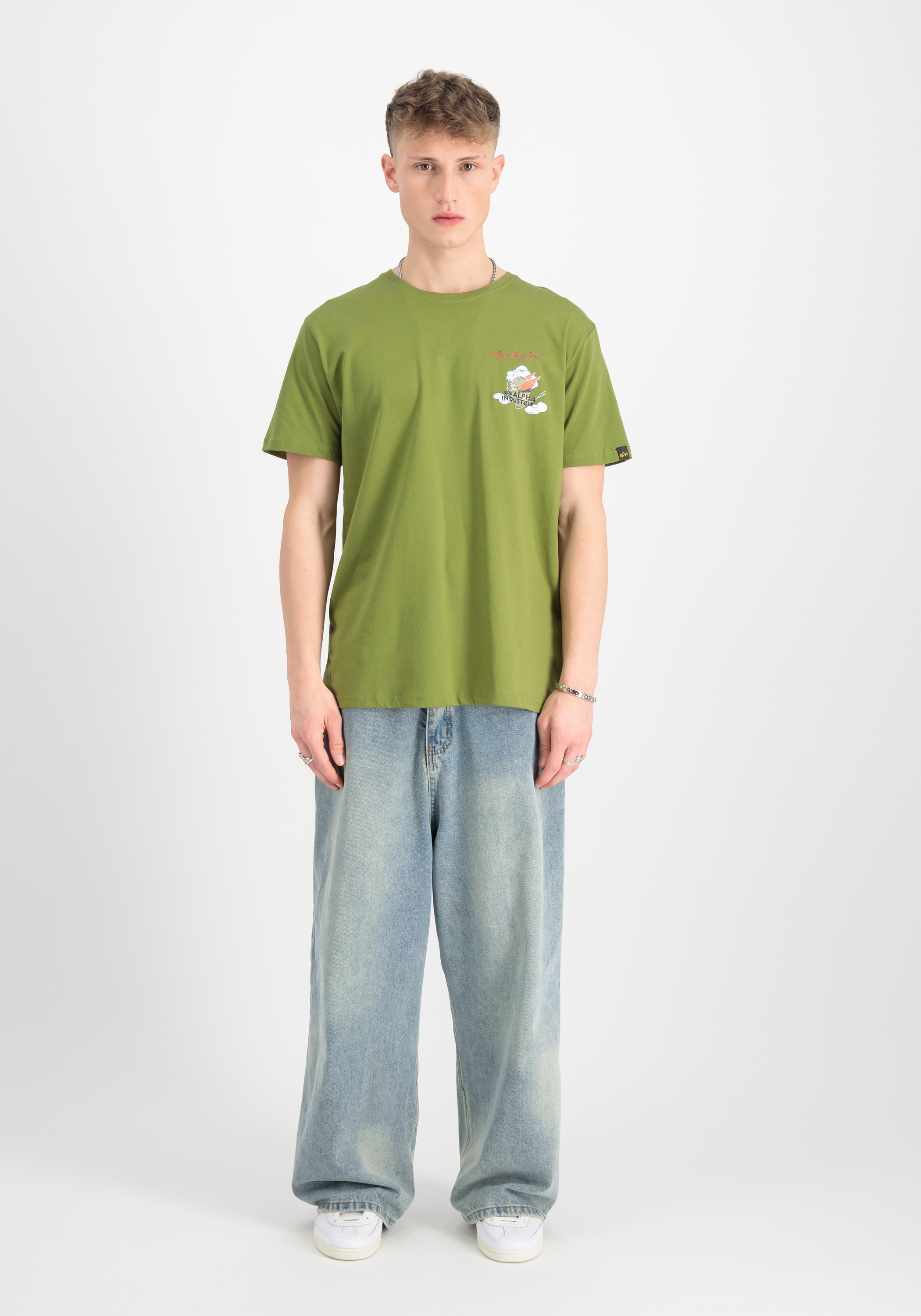 Alpha Industries T-Shirt »Alpha Industries Men - T-Shirts Flying Buzz Small Logo T«