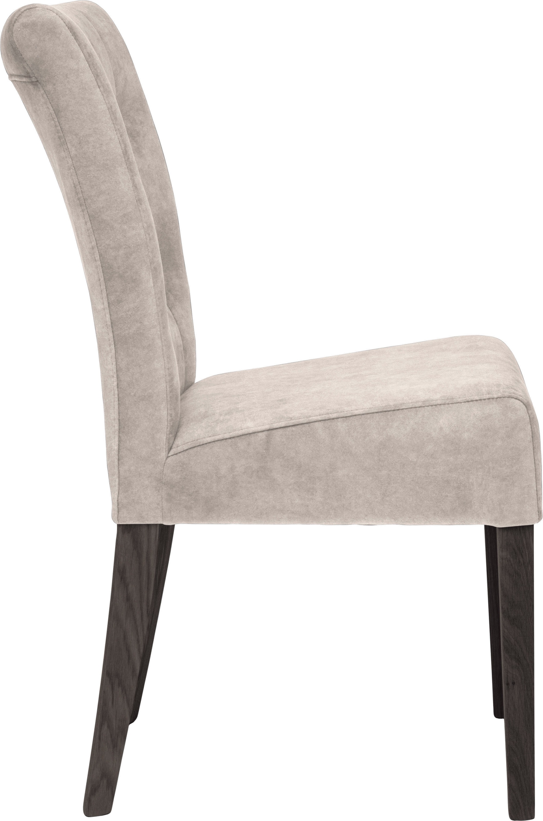 Home affaire Esszimmerstuhl »Queen BESTSELLER«, (Set), 2 St., Samtvelours, Polsterstuhl mit Knopfheftung, 2er, 4er oder 6er Set