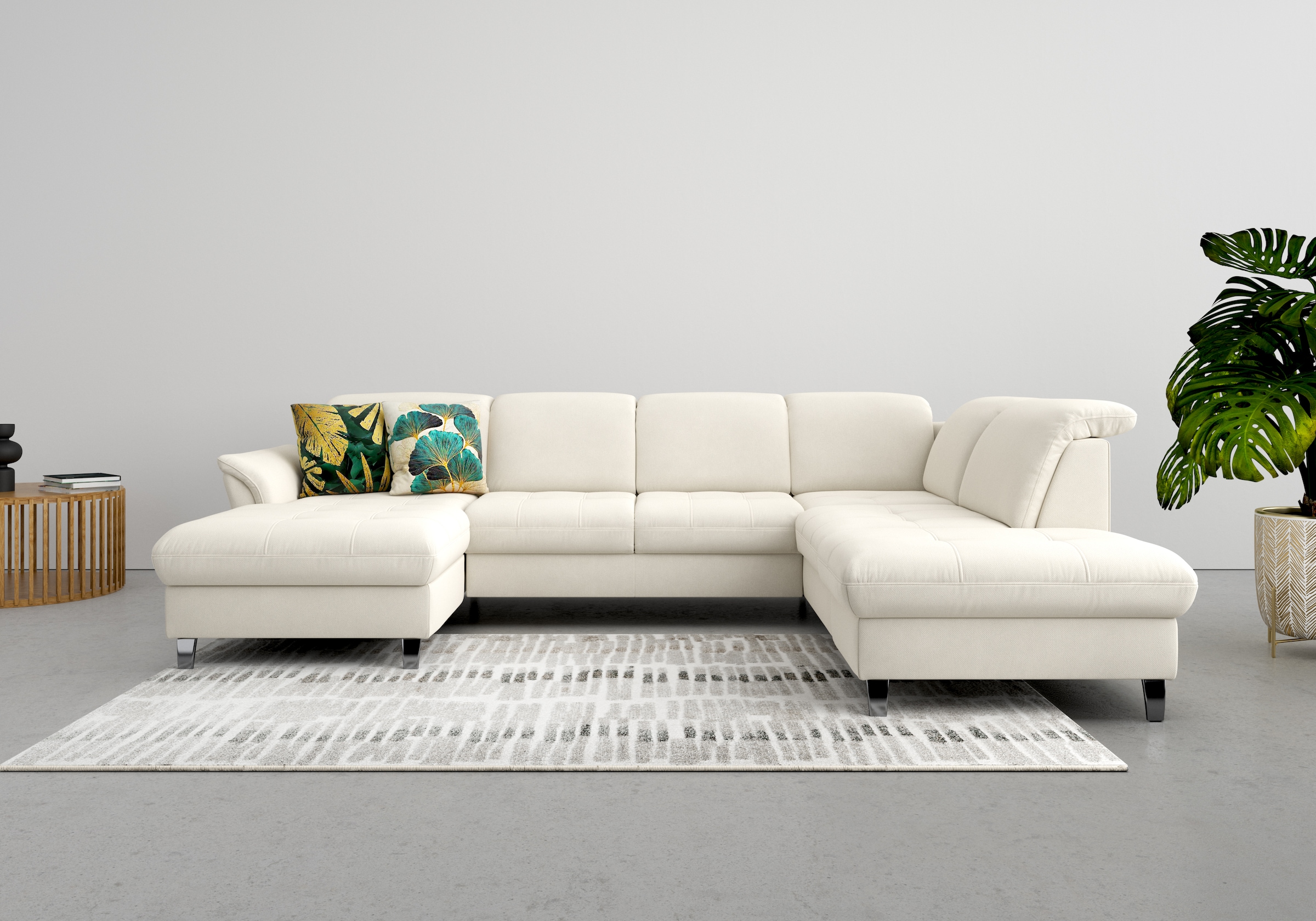 sit&more "Maggiore U-Form" wahlweise mit Kopfteilverstellung, Bettfunktion günstig online kaufen