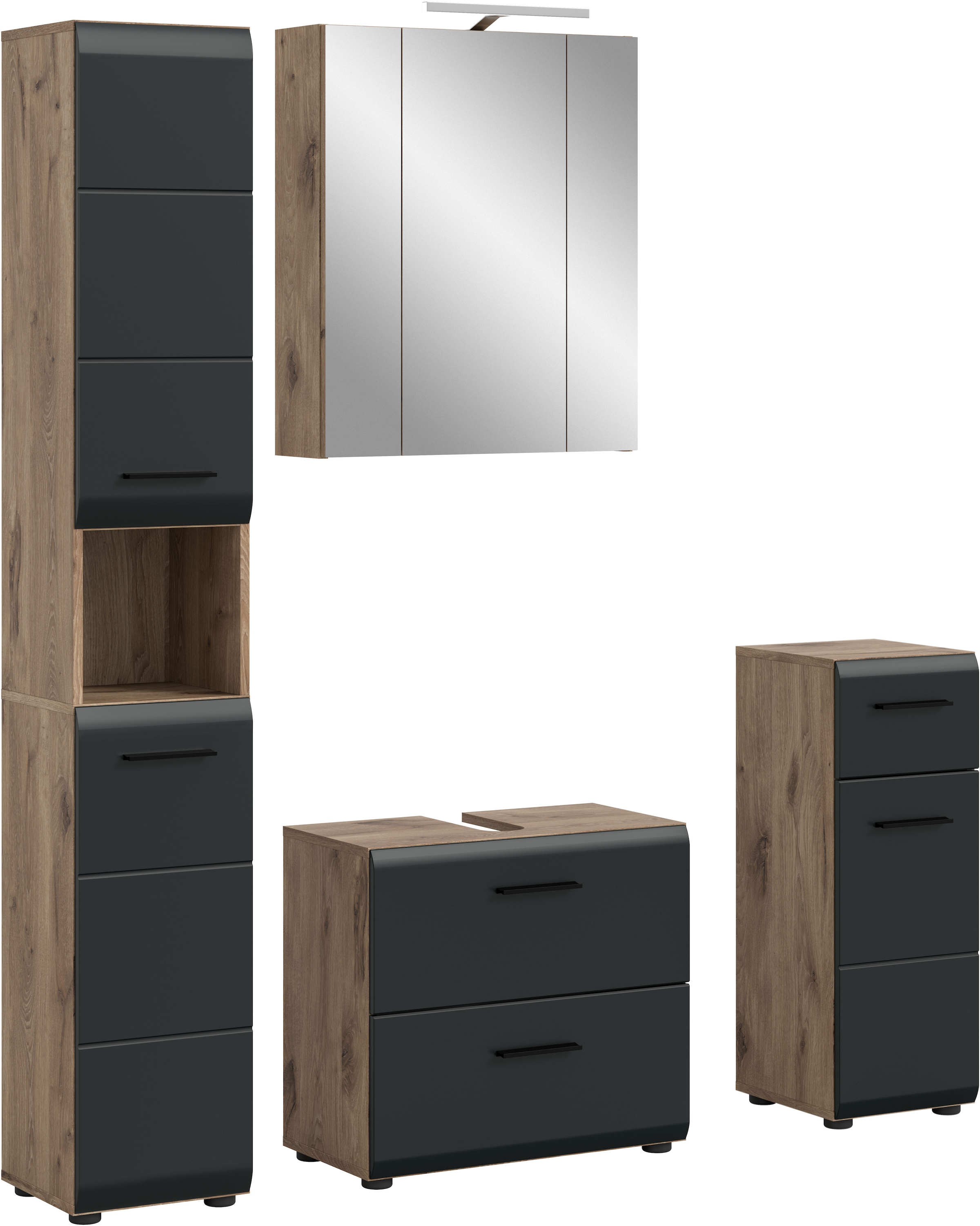 INOSIGN Badezimmer-Set Set, 5 Stk. tlg. Florenz, Badkombination 5-tlg.,Nox günstig online kaufen