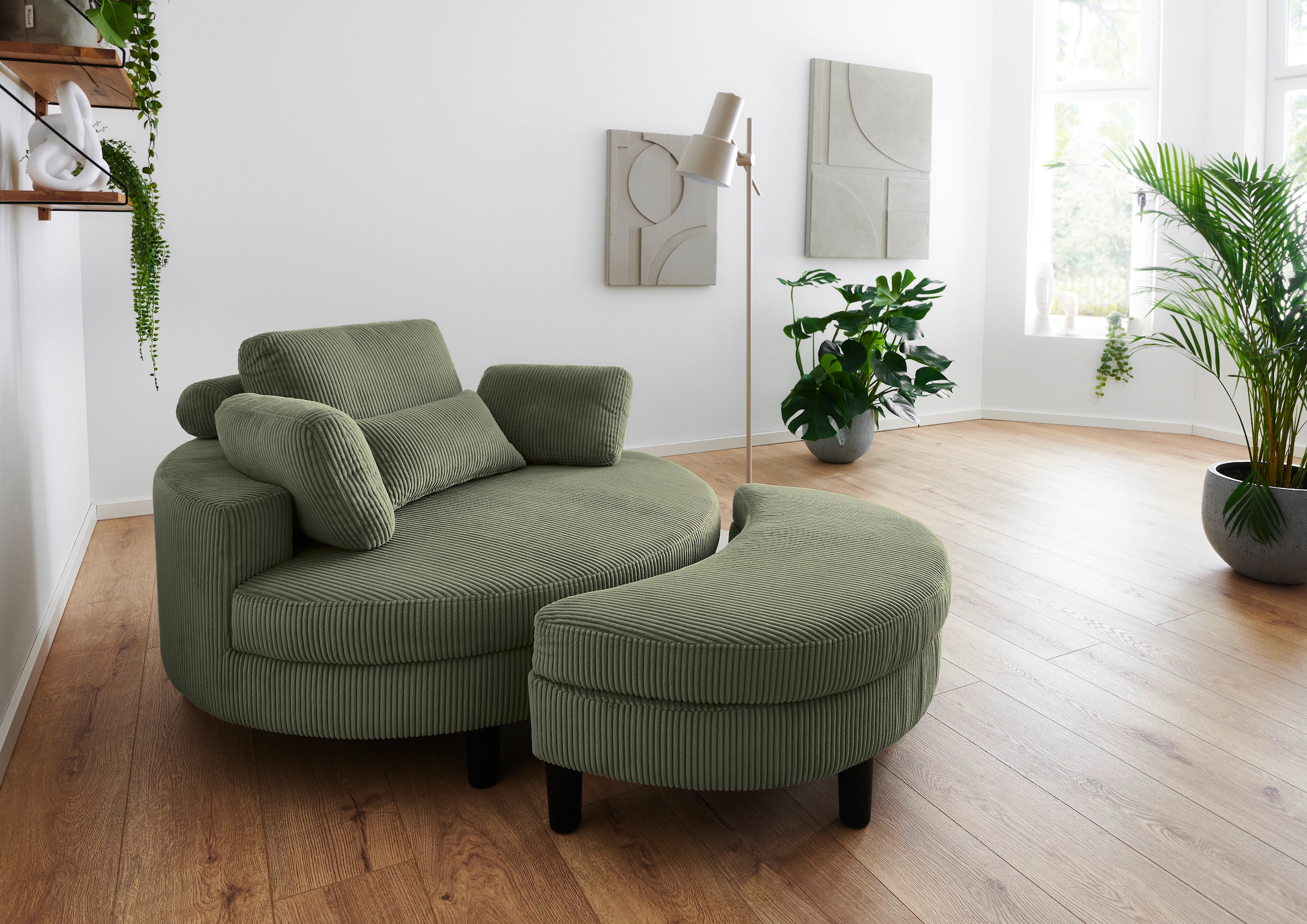 ATLANTIC home collection Loveseat »Ravi, B: 114 cm« XXL- Sessel, mit Staura günstig online kaufen