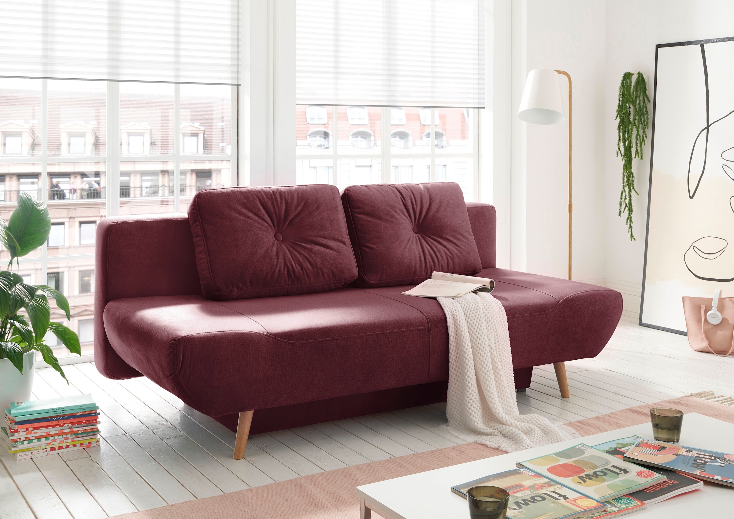 andas Schlafsofa »Segmon«, einfach in ein bequemes Bett umwandeln, inklusiv günstig online kaufen