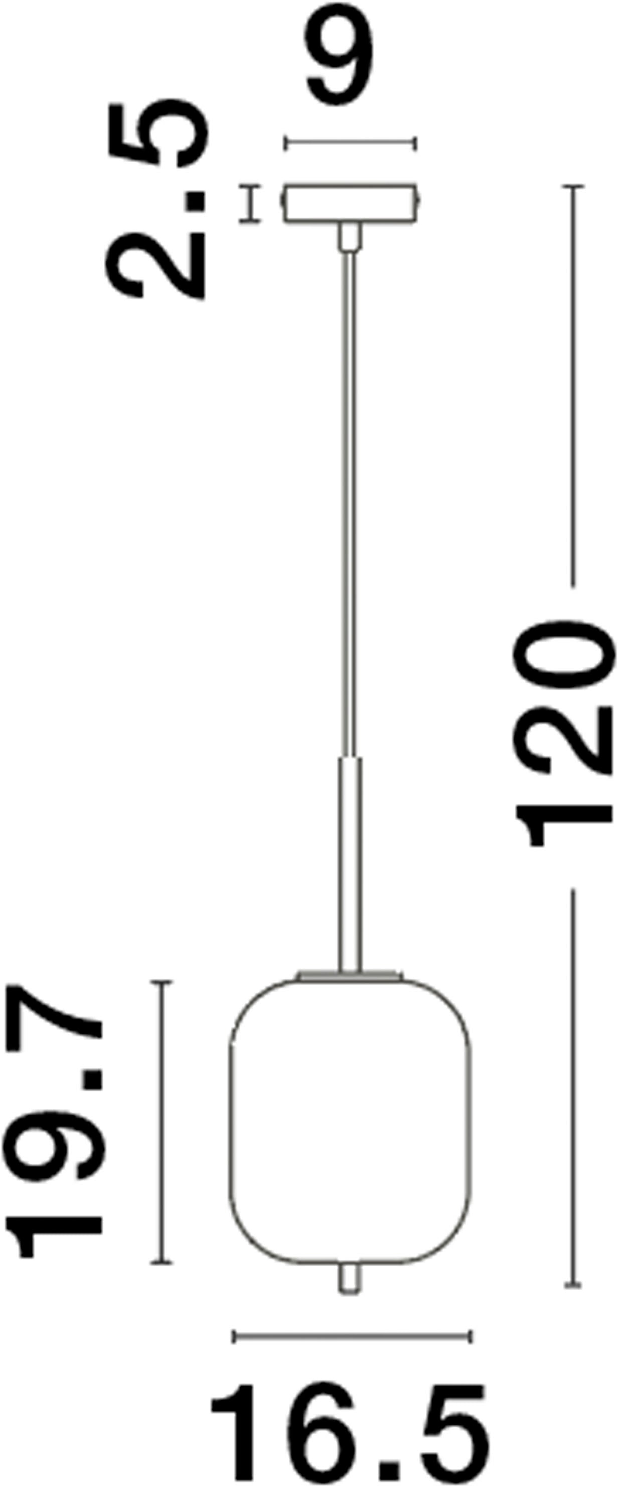 Nova Luce Hängeleuchten »LATO« E14 1 Stk. Ohne Leuchtmittel